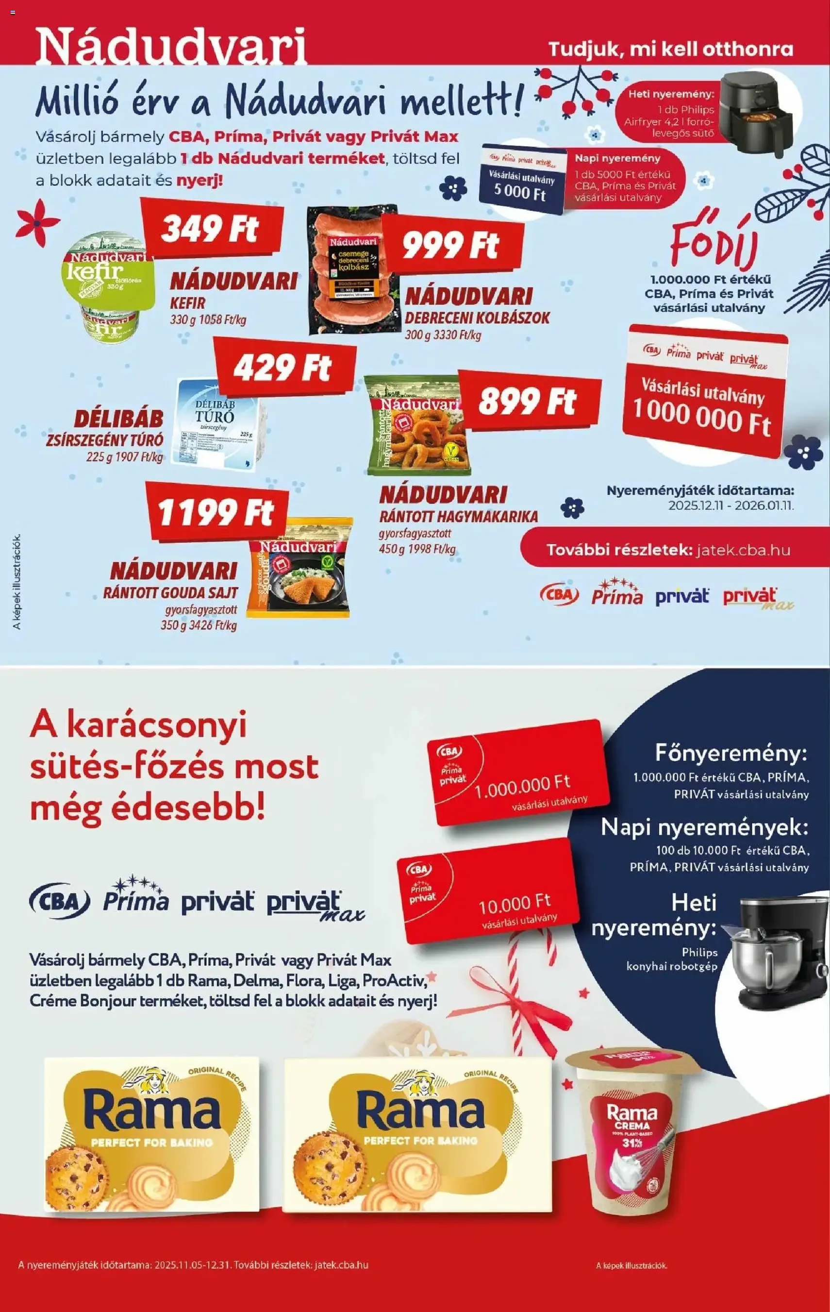 CBA Akciós újság - 2025.12.11. érvényes szórólap 6 oldal 12 oldalból
