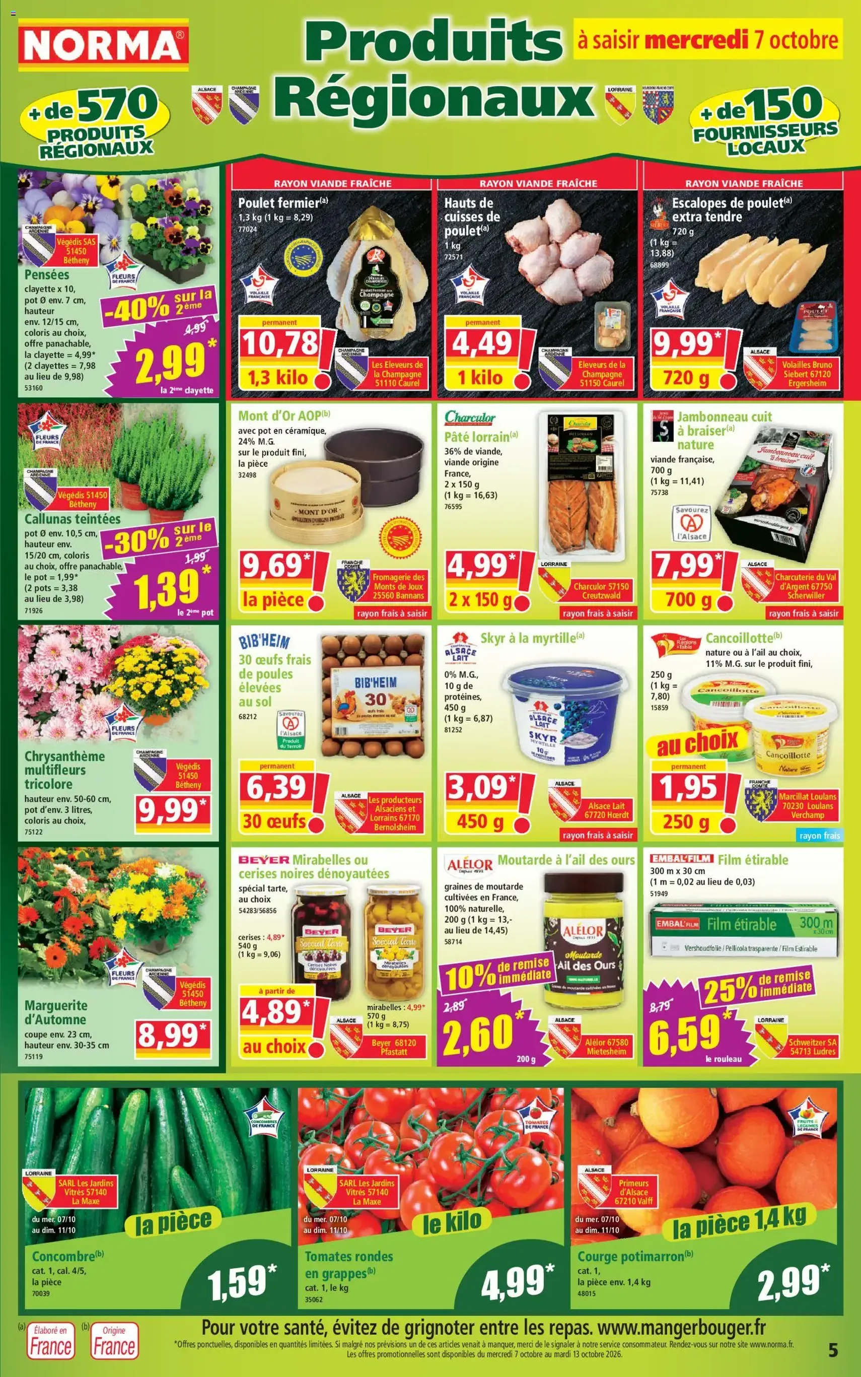 Norma catalogue - brochure valable à partir du 07/10/2026, page 5 sur 14