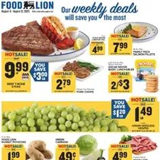Food Lion Weekly Ad - Flyer preview valid from 08/06/2025