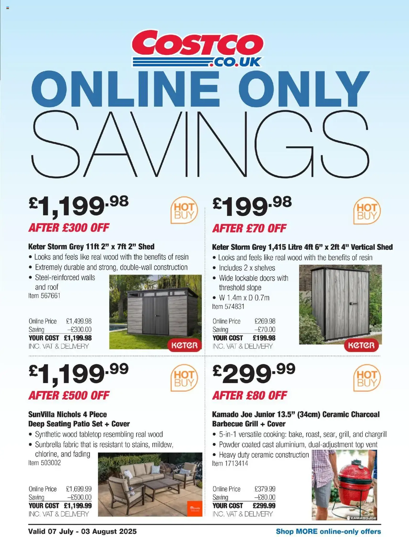 Costco - ENGLAND ONLY - valid flyer from 07/07/2025, page 22 of 36