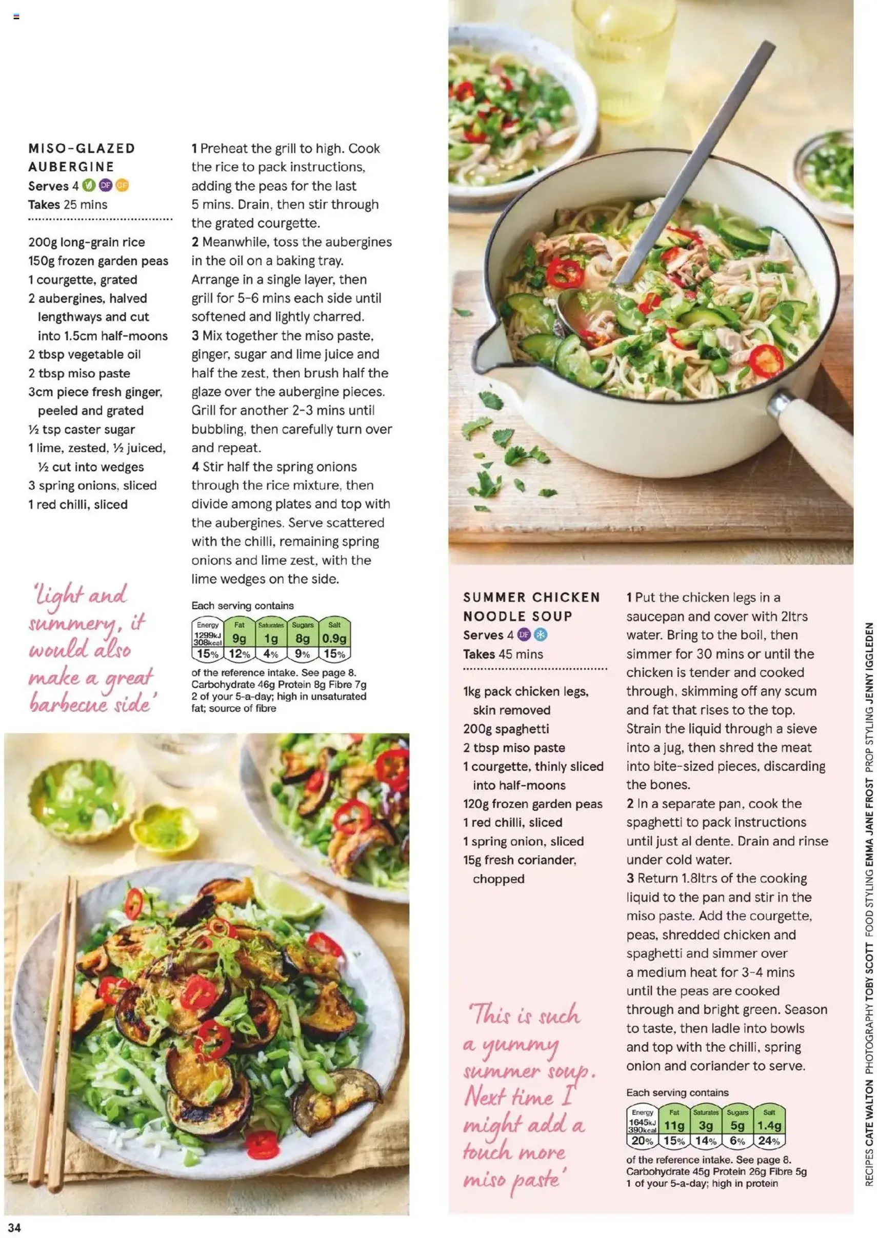 Tesco - Tesco Magazine - July/August 2025 - valid flyer from 10/07/2025, page 34 of 100 Tesco - Tesco Magazine - July/August 2025 - valid flyer from 10/07/2025, page 34 of 100