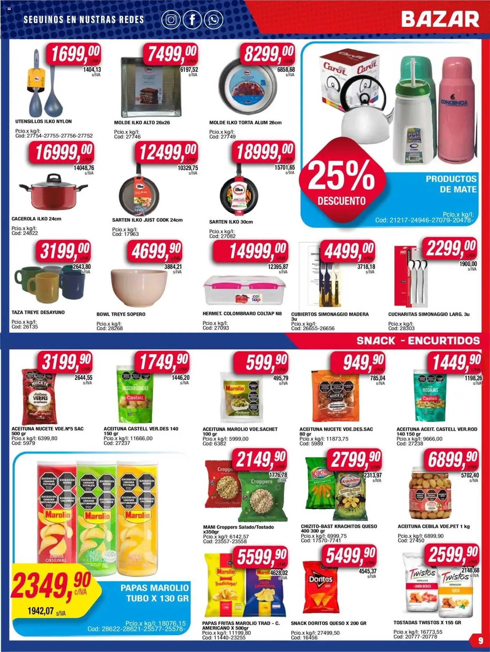 Maxiconsumo ofertas - folleto válido desde 21/07/2025 página 9 de 28 Maxiconsumo ofertas - folleto válido desde 21/07/2025 página 9 de 28