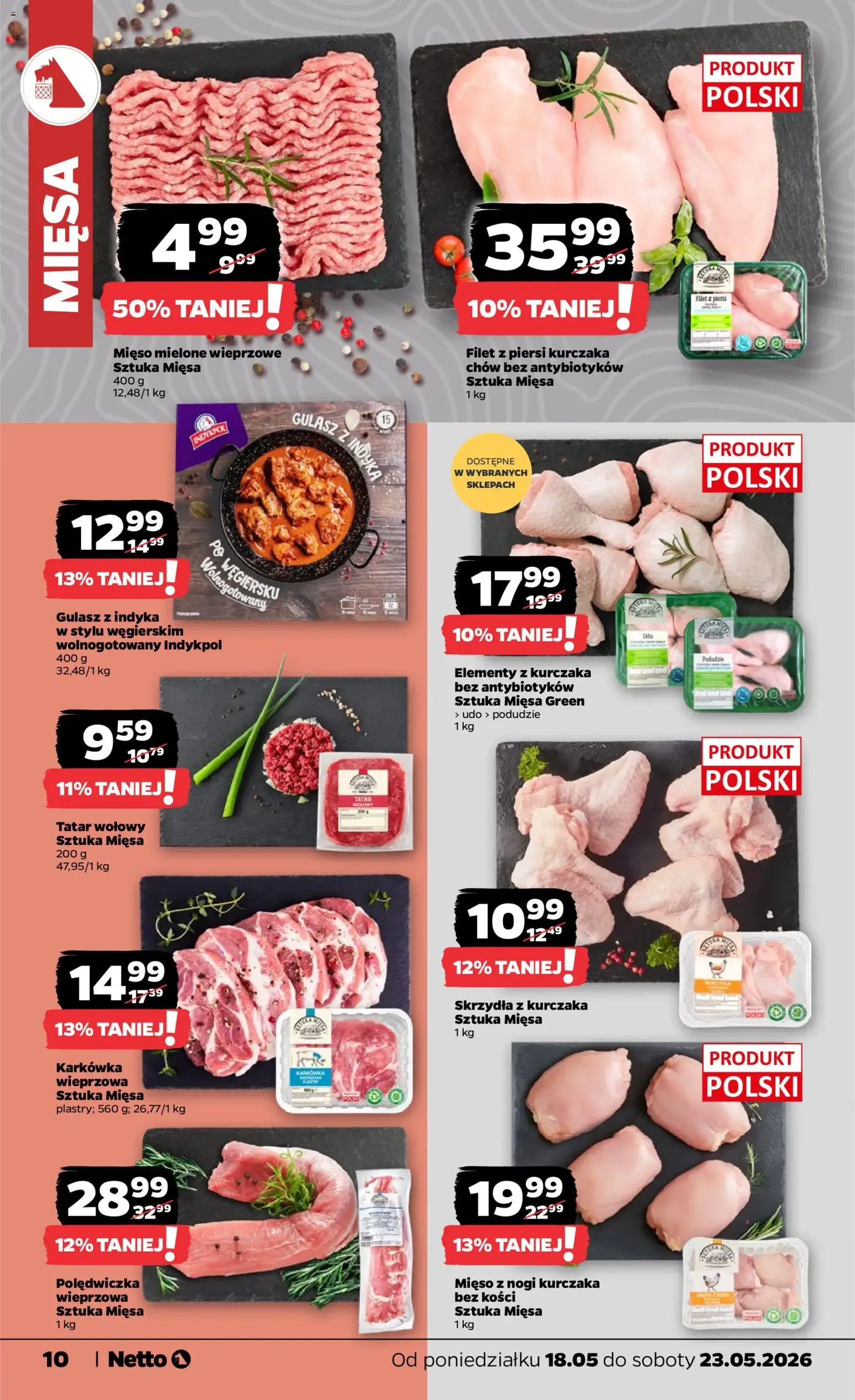 Netto gazetka od poniedziałku spożywcza - ważny gazetka od 18.05.2026 strona 10 z 38