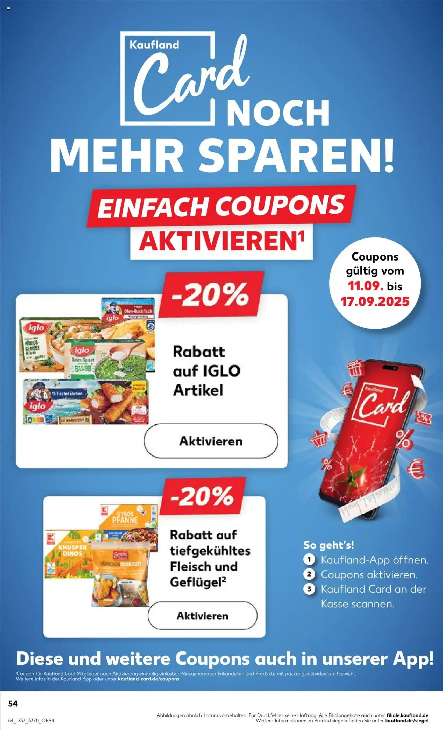 Kaufland Prospekt - Gültiger Prospekt ab 11.09.2025, Seite 54 von insgesamt 59 Kaufland Prospekt - Gültiger Prospekt ab 11.09.2025, Seite 54 von insgesamt 59