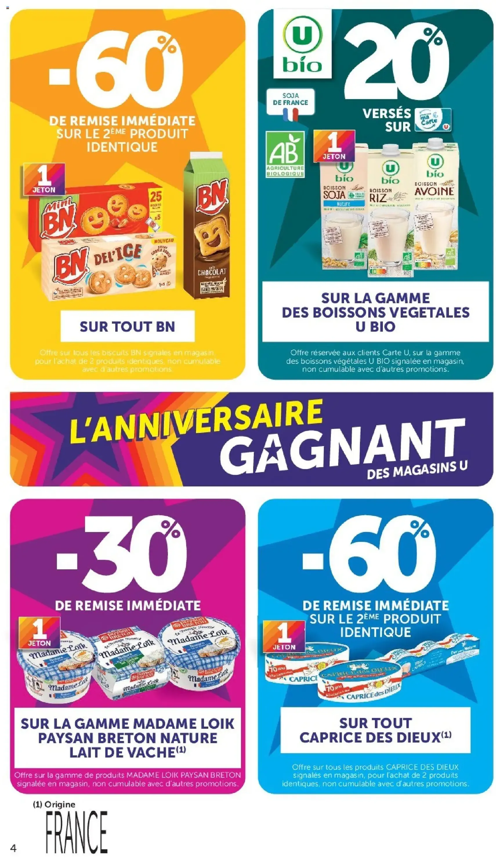 U Express - Anniversaire gagnant des Magasins U - brochure valable à partir du 15/09/2026, page 4 sur 24