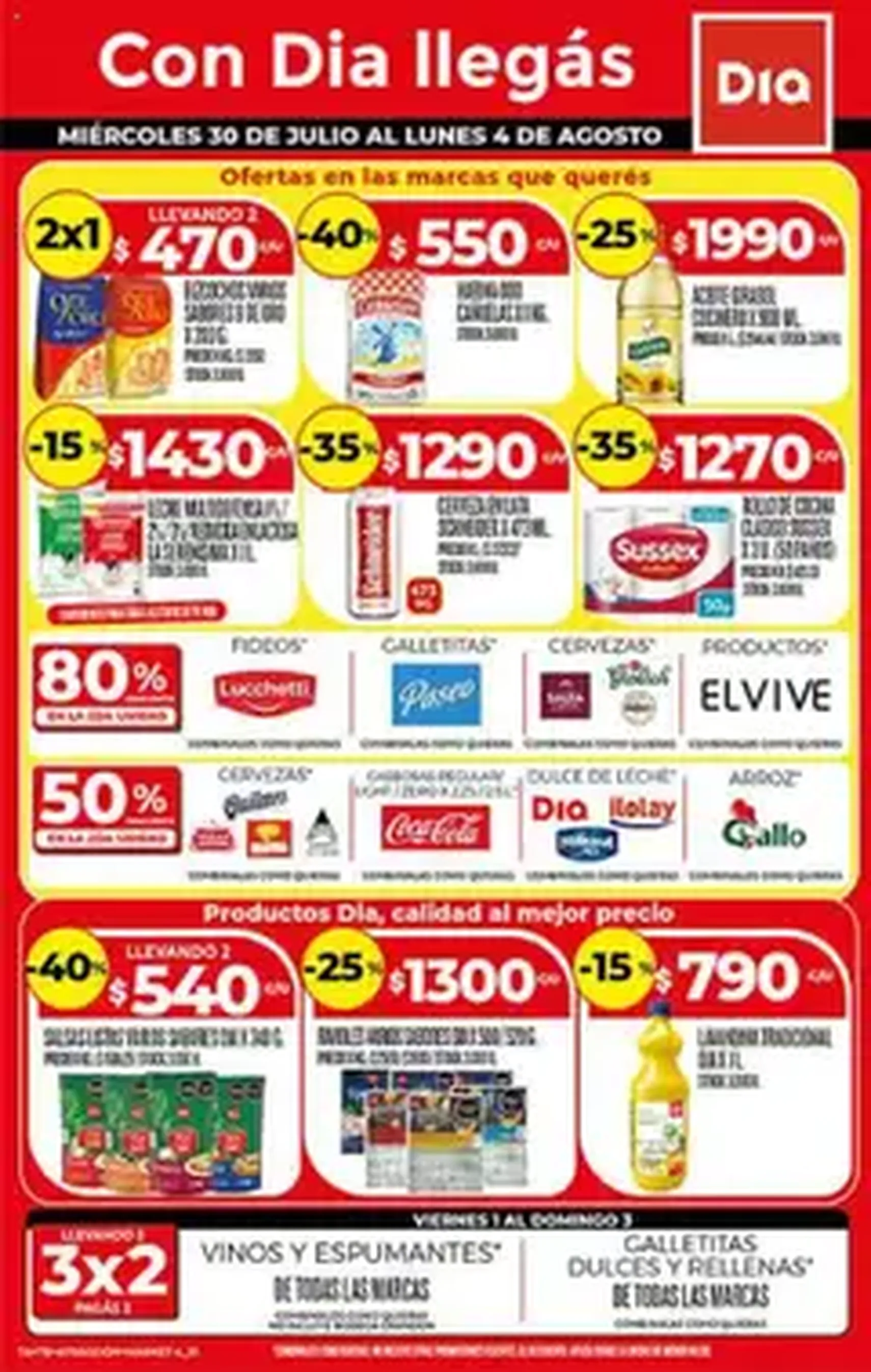 Supermercado DIA Ofertas - folleto válido desde 30/07/2025 página 1 de 1
