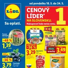 Lidl leták - náhľad letáku platný od 18.05.2026