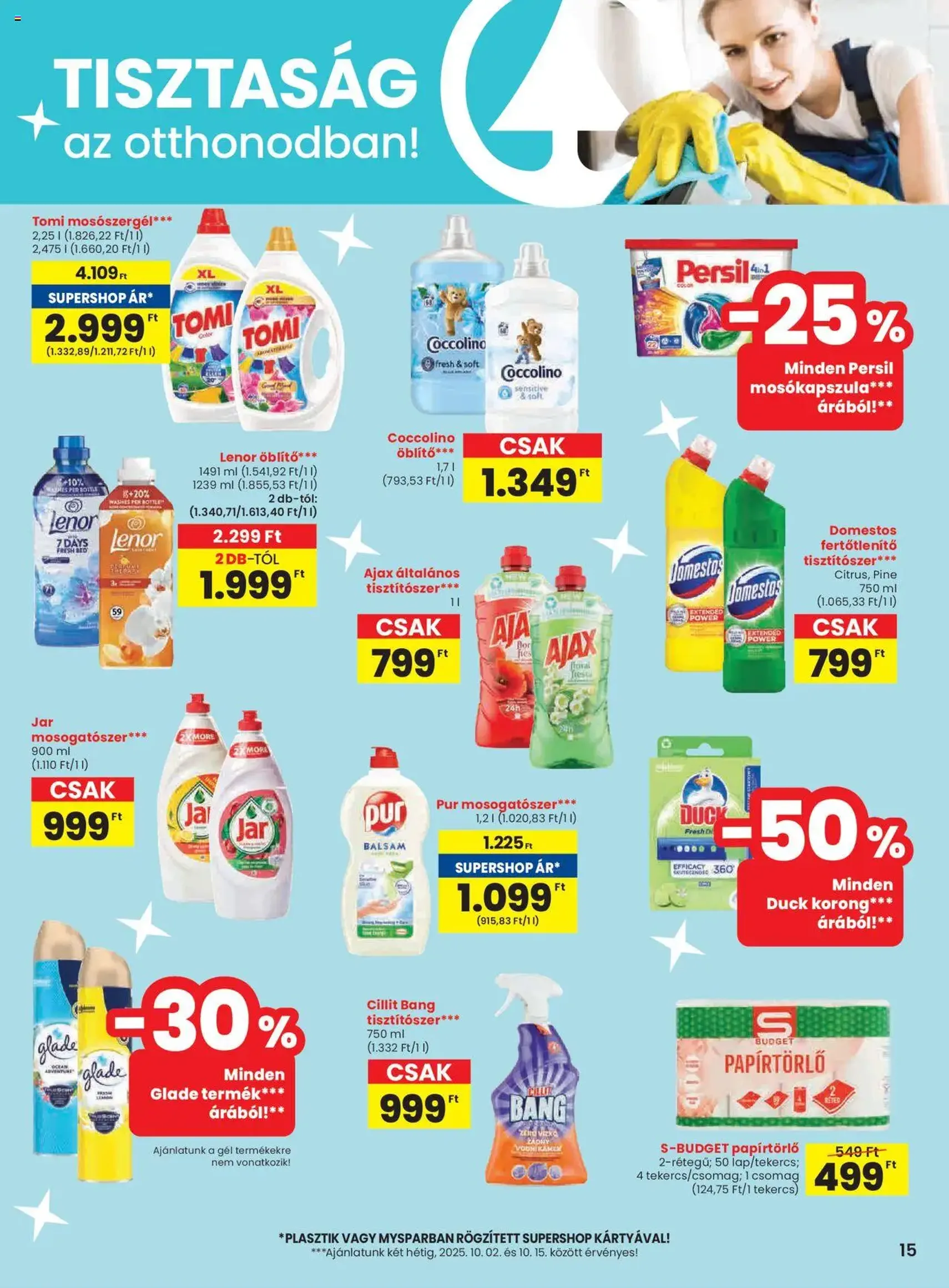 Spar Akciós újság - 2025.10.02. érvényes szórólap 15 oldal 18 oldalból Spar Akciós újság - 2025.10.02. érvényes szórólap 15 oldal 18 oldalból