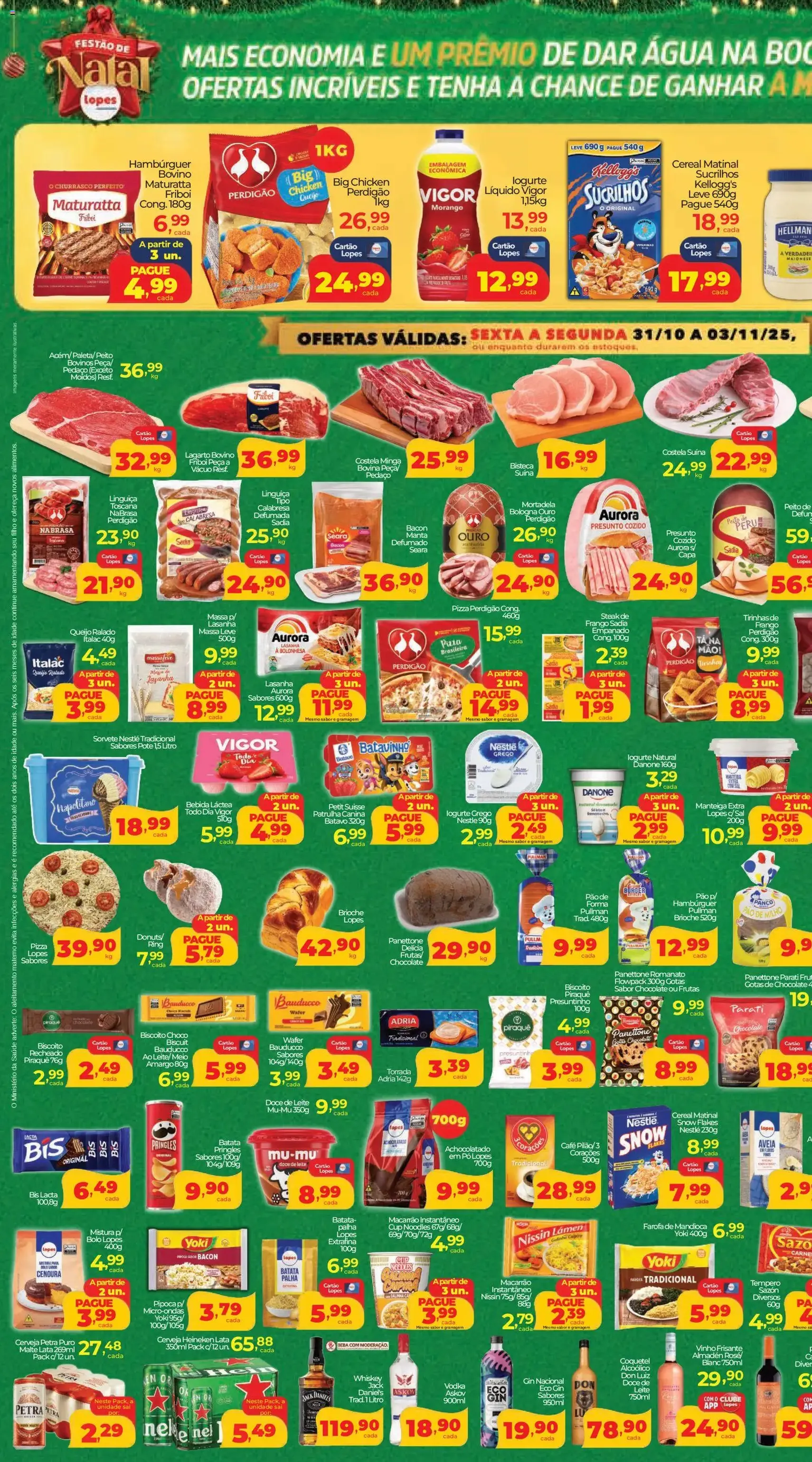Lopes Supermercados - Ofertas da semana - folheto válido a partir de 31/10/2025 página 2 de 4