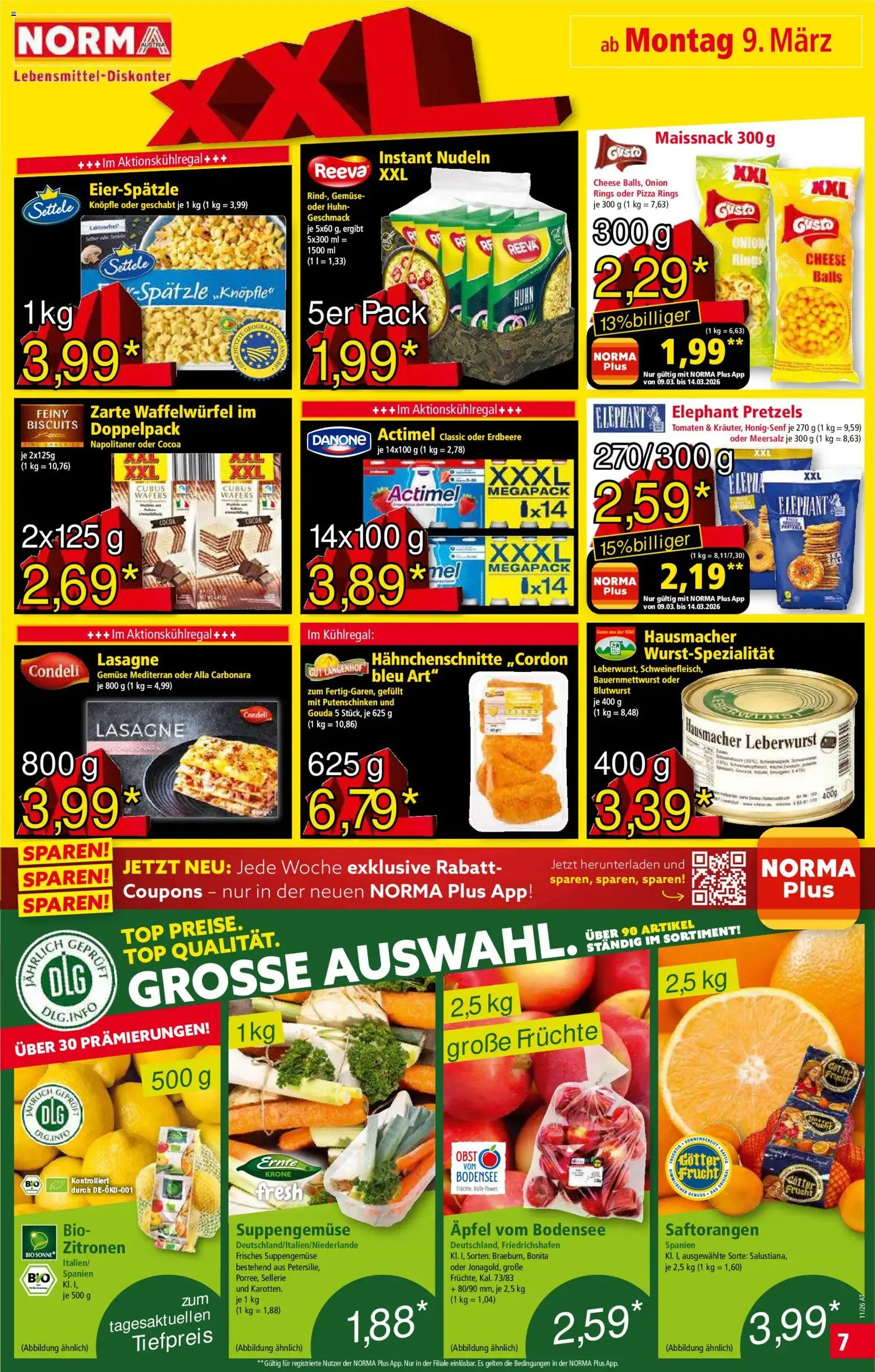 Norma Flugblatt - Gültiger Prospekt ab 09.03.2026, Seite 7 von insgesamt 18