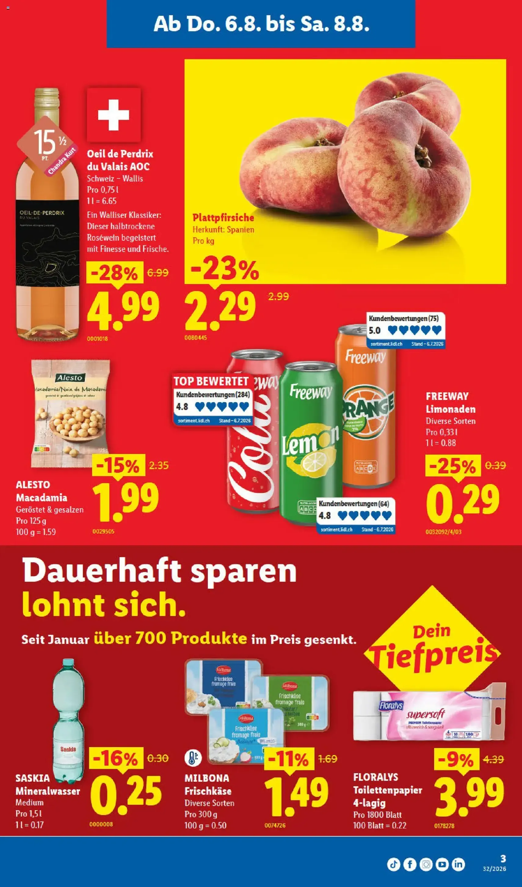 Lidl aktionen - Gültiger Prospekt ab 06.08.2026, Seite 3 von insgesamt 32