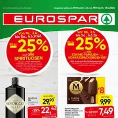 Eurospar Flugblatt - Prospekt Vorschau gültig ab 03.06.2026