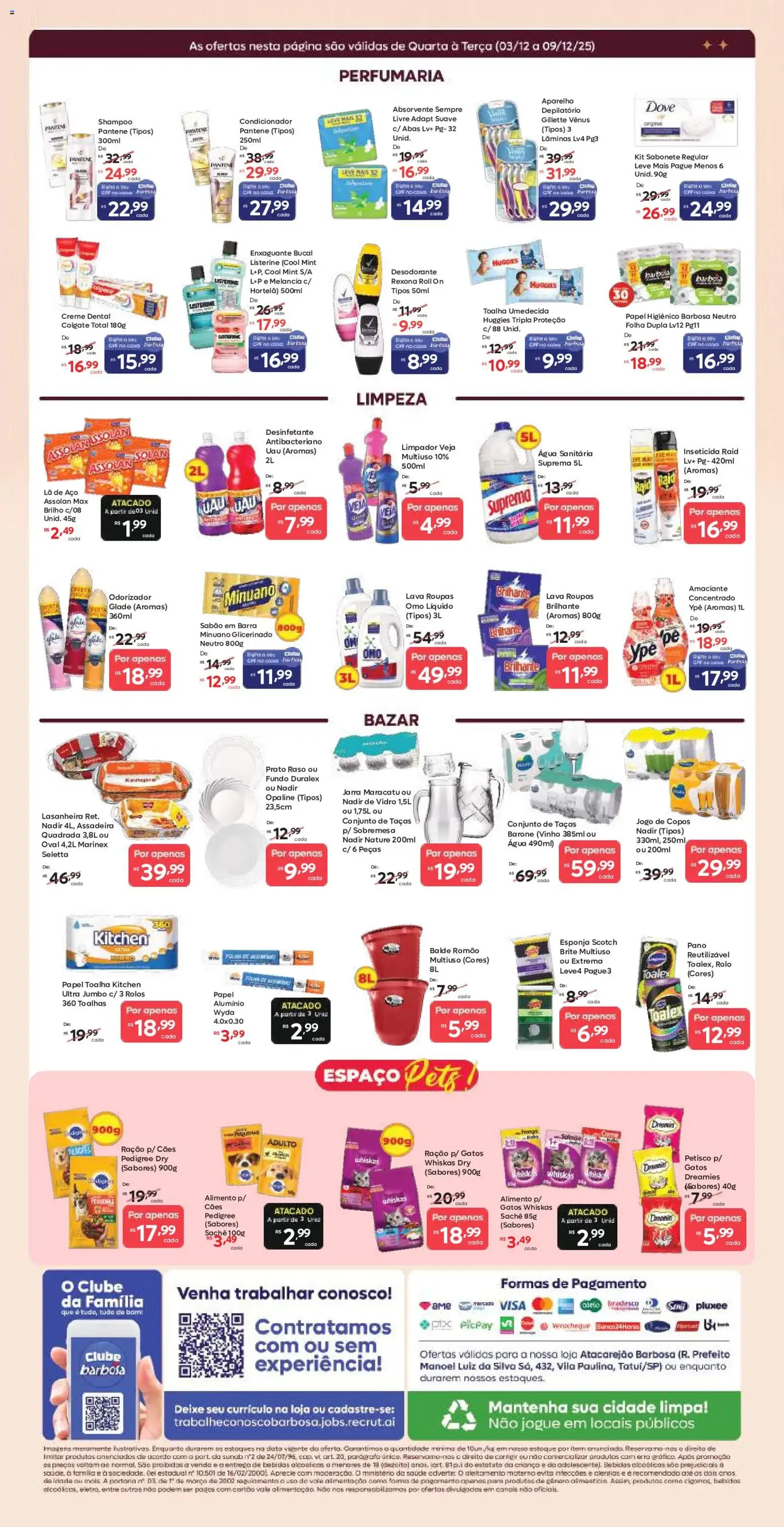 Barbosa Supermercados - Ofertas da semana - folheto válido a partir de 03/12/2025 página 4 de 4