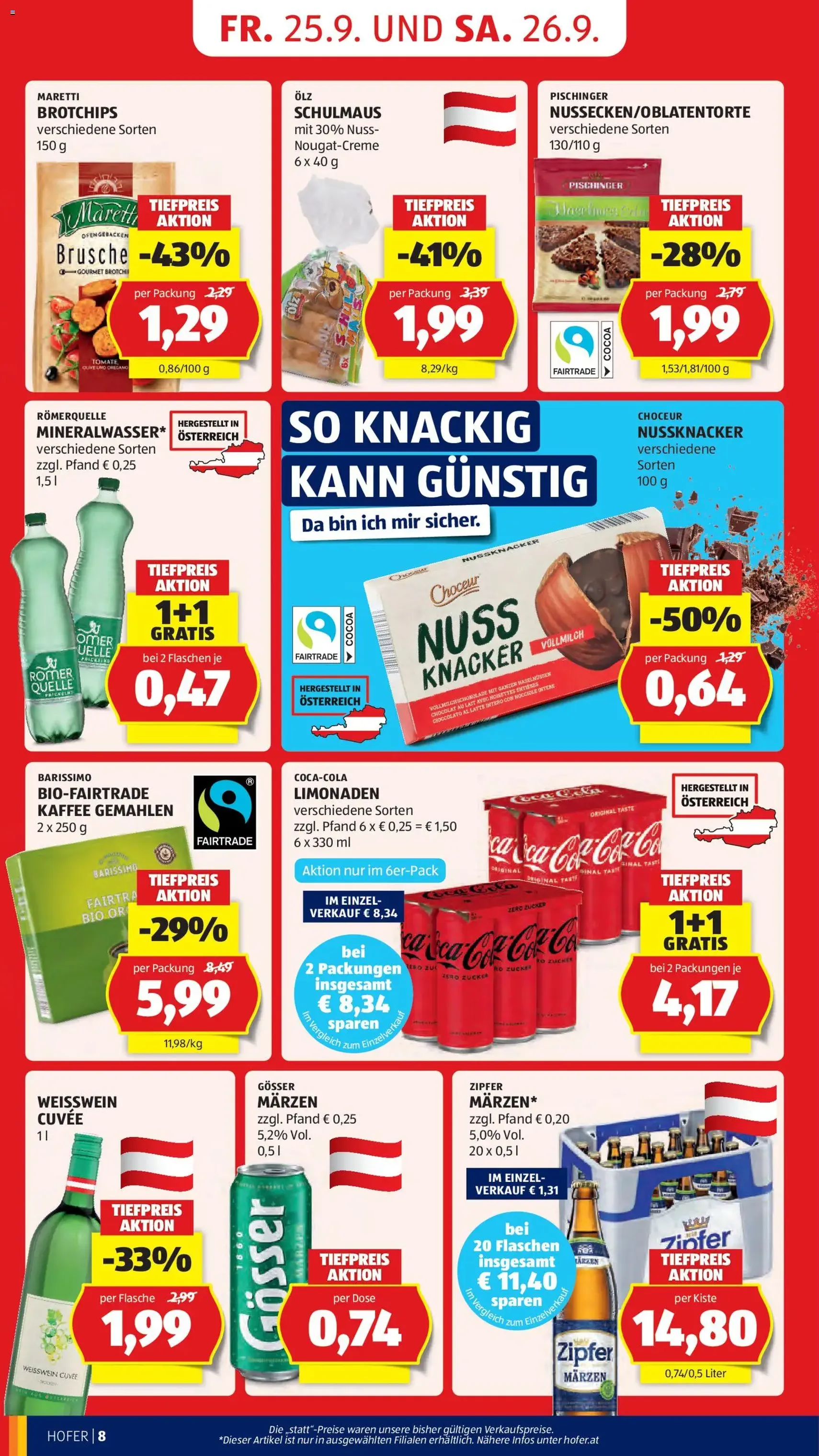Hofer Flugblatt - Gültiger Prospekt ab 25.09.2026, Seite 14 von insgesamt 49