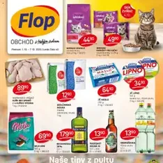 Flop leták - náhled letáku platný od 01.10.2025