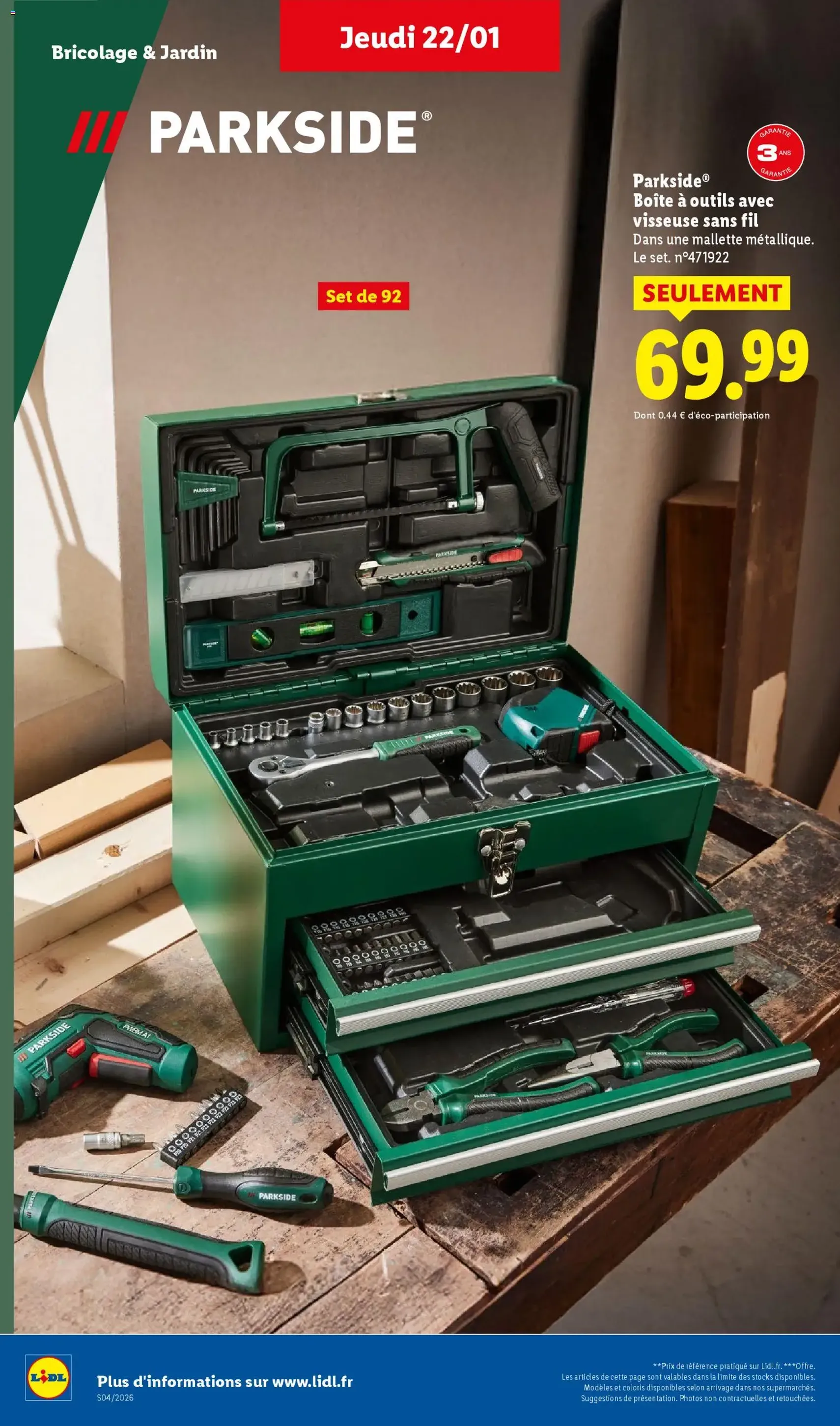 LIDL catalogue semaine 4 - brochure valable à partir du 22/01/2026, page 46 sur 79