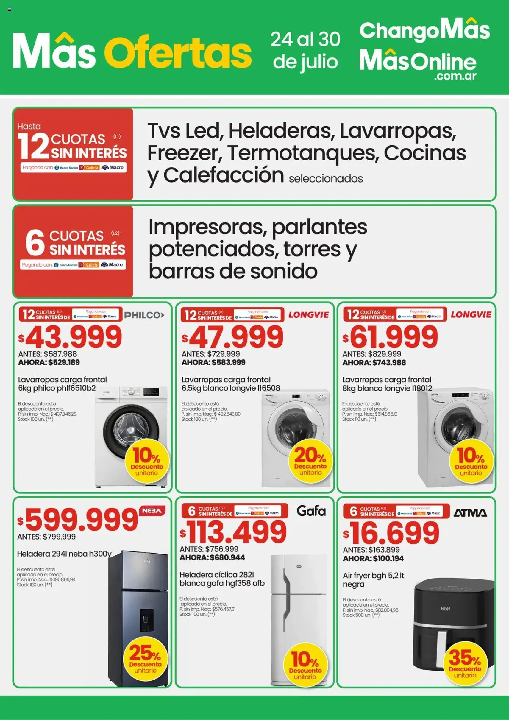 Changomas ofertas - folleto válido desde 24/07/2025 página 8 de 14