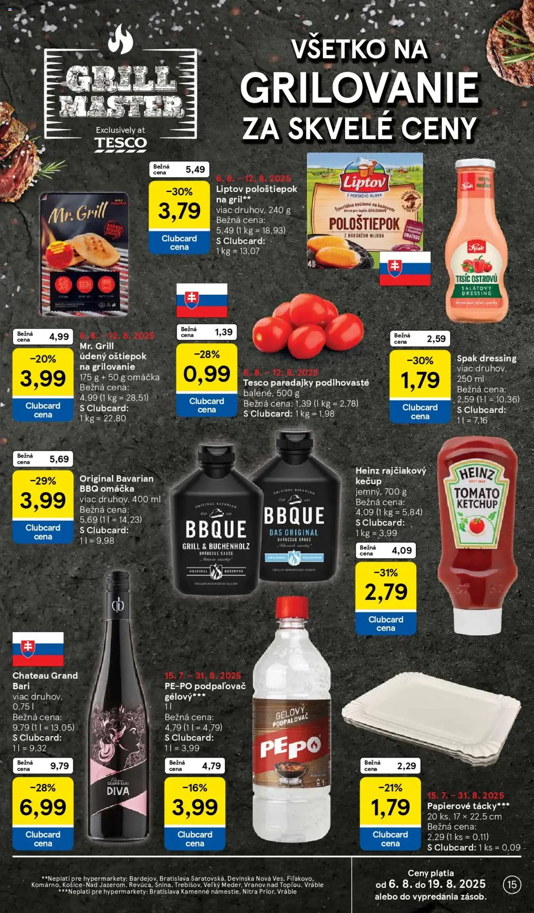 Tesco Hypermarket - leták - platný leták od 06.08.2025 strana 15 z 41 Tesco Hypermarket - leták - platný leták od 06.08.2025 strana 15 z 41