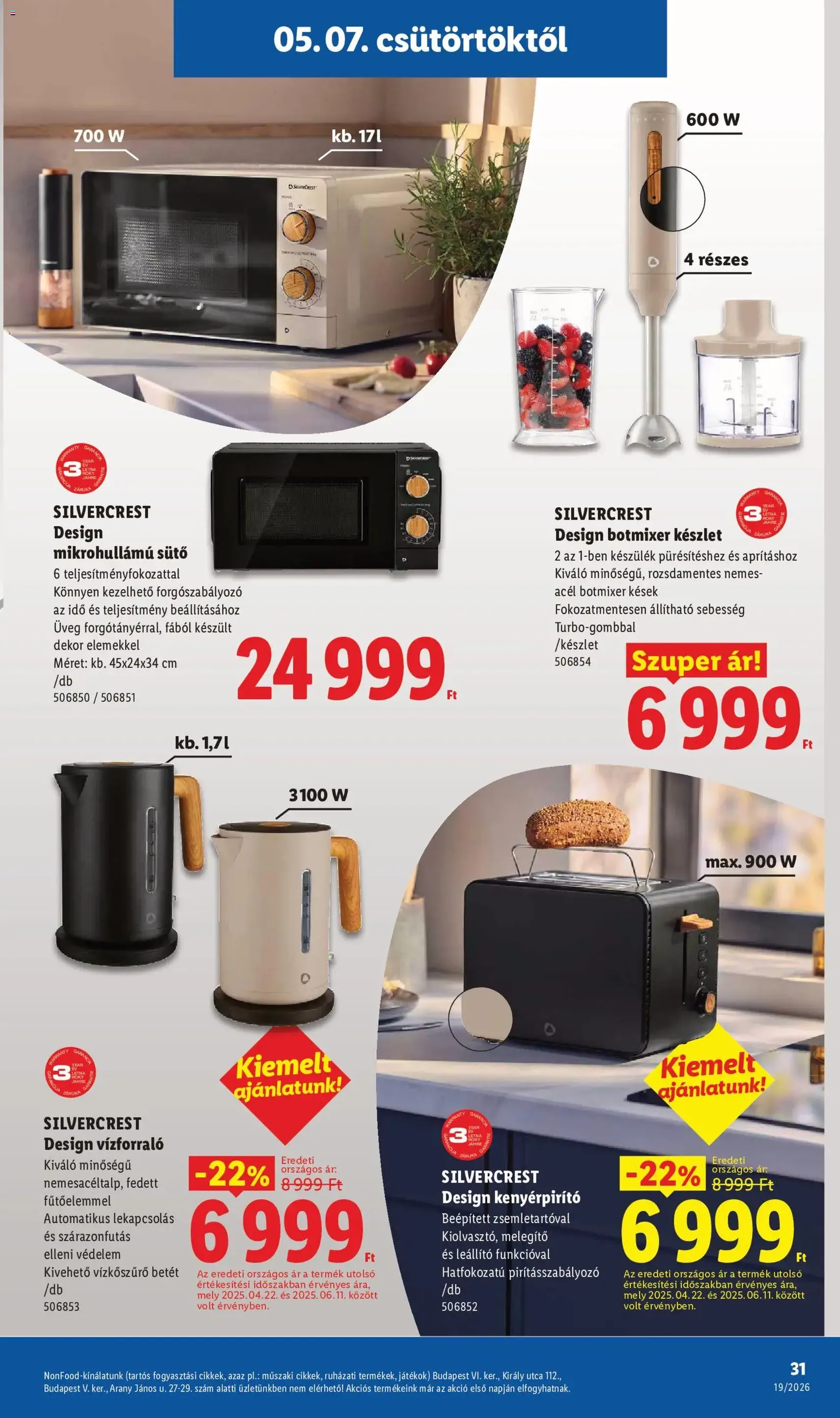 Lidl akciós újság - 2026.05.07. érvényes szórólap 31 oldal 76 oldalból
