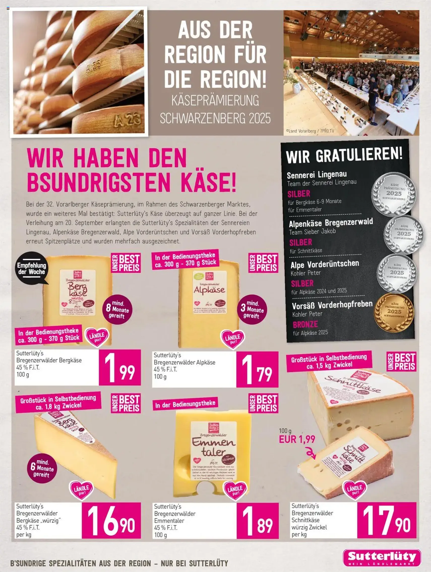 Sutterlüty Flugblatt - Gültiger Prospekt ab 25.09.2025, Seite 13 von insgesamt 24