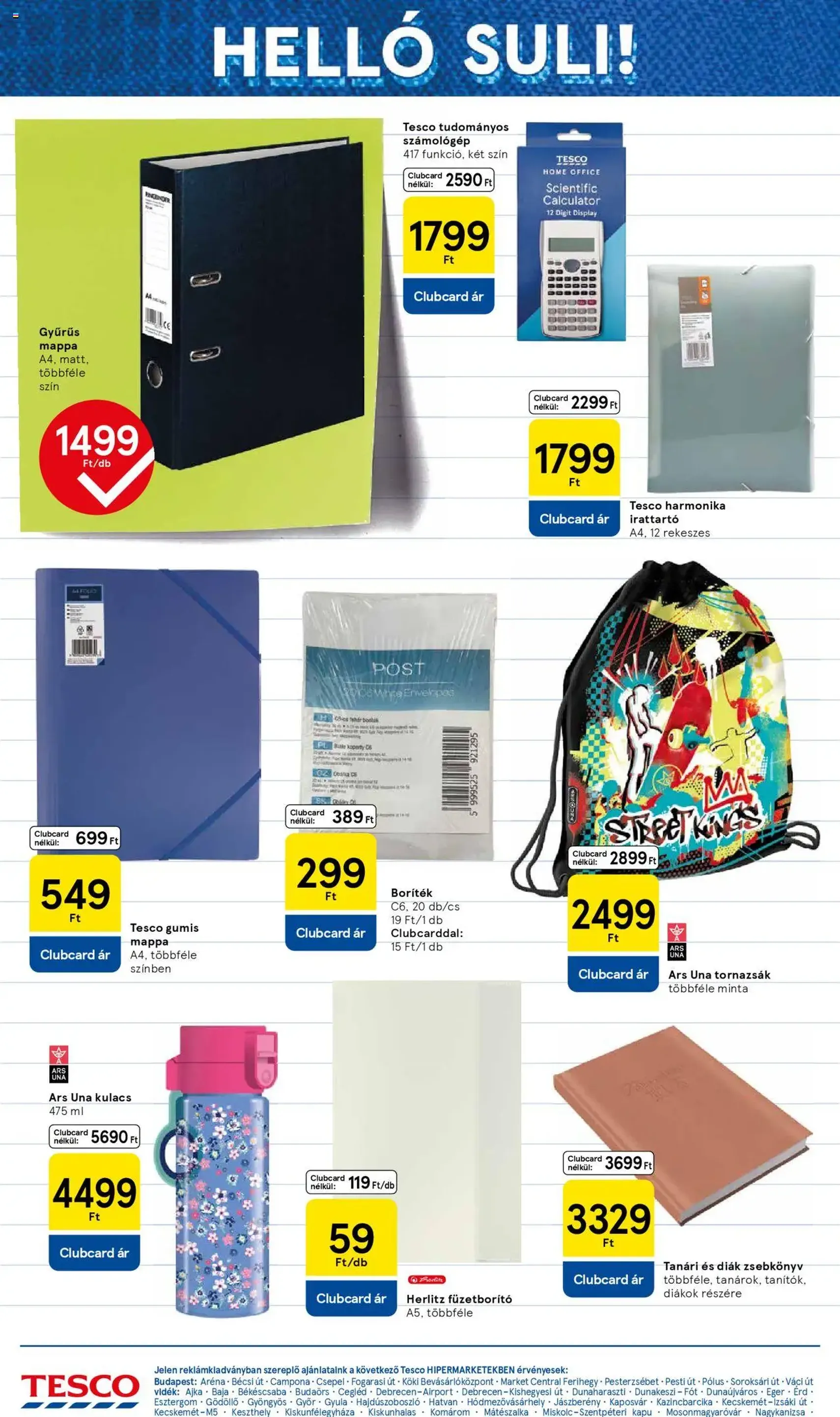 Tesco Hipermarket - Akciós újság - 2025.08.07. érvényes szórólap 26 oldal 32 oldalból Tesco Hipermarket - Akciós újság - 2025.08.07. érvényes szórólap 26 oldal 32 oldalból