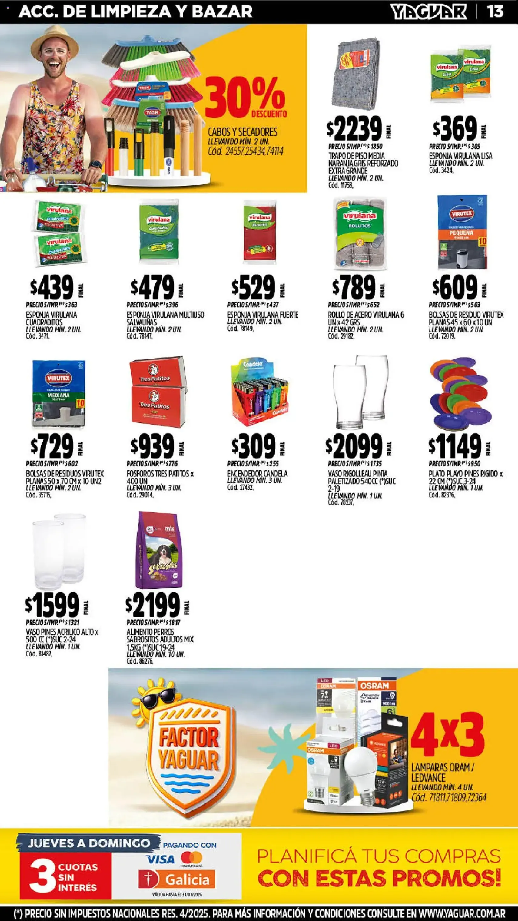 Yaguar catálogo - folleto válido desde 05/01/2026 página 13 de 19