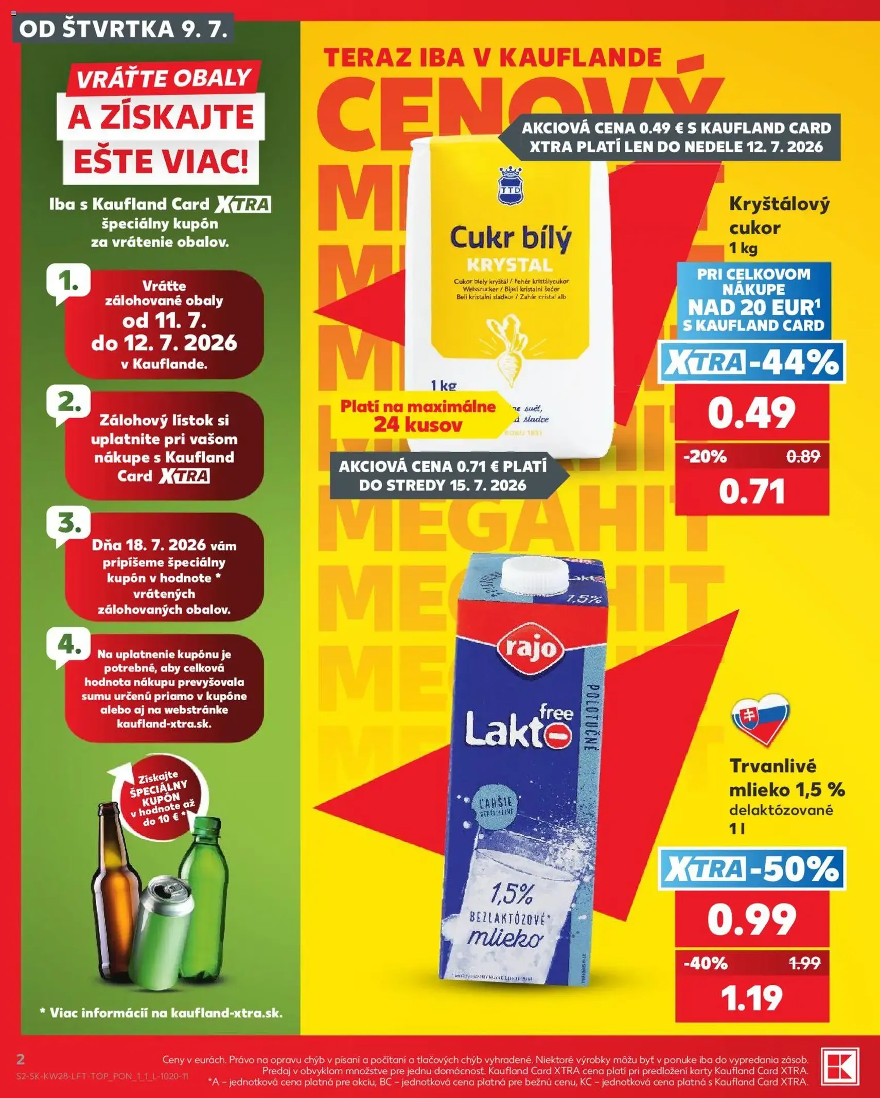 Kaufland SK akciós újság - 2026.07.09. érvényes szórólap 2 oldal 82 oldalból