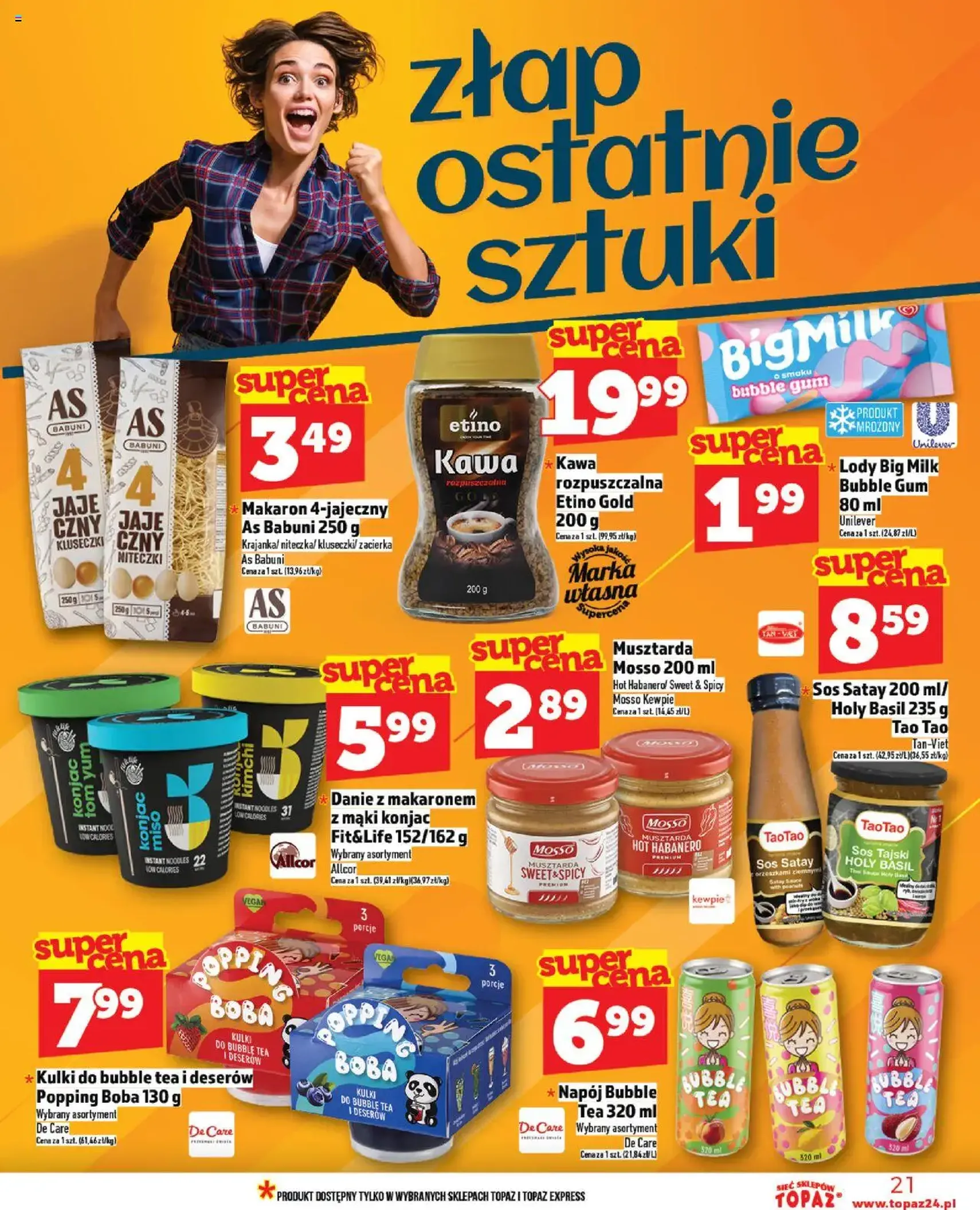 Topaz Gazetka - ważny gazetka od 17.07.2025 strona 21 z 28 Topaz Gazetka - ważny gazetka od 17.07.2025 strona 21 z 28