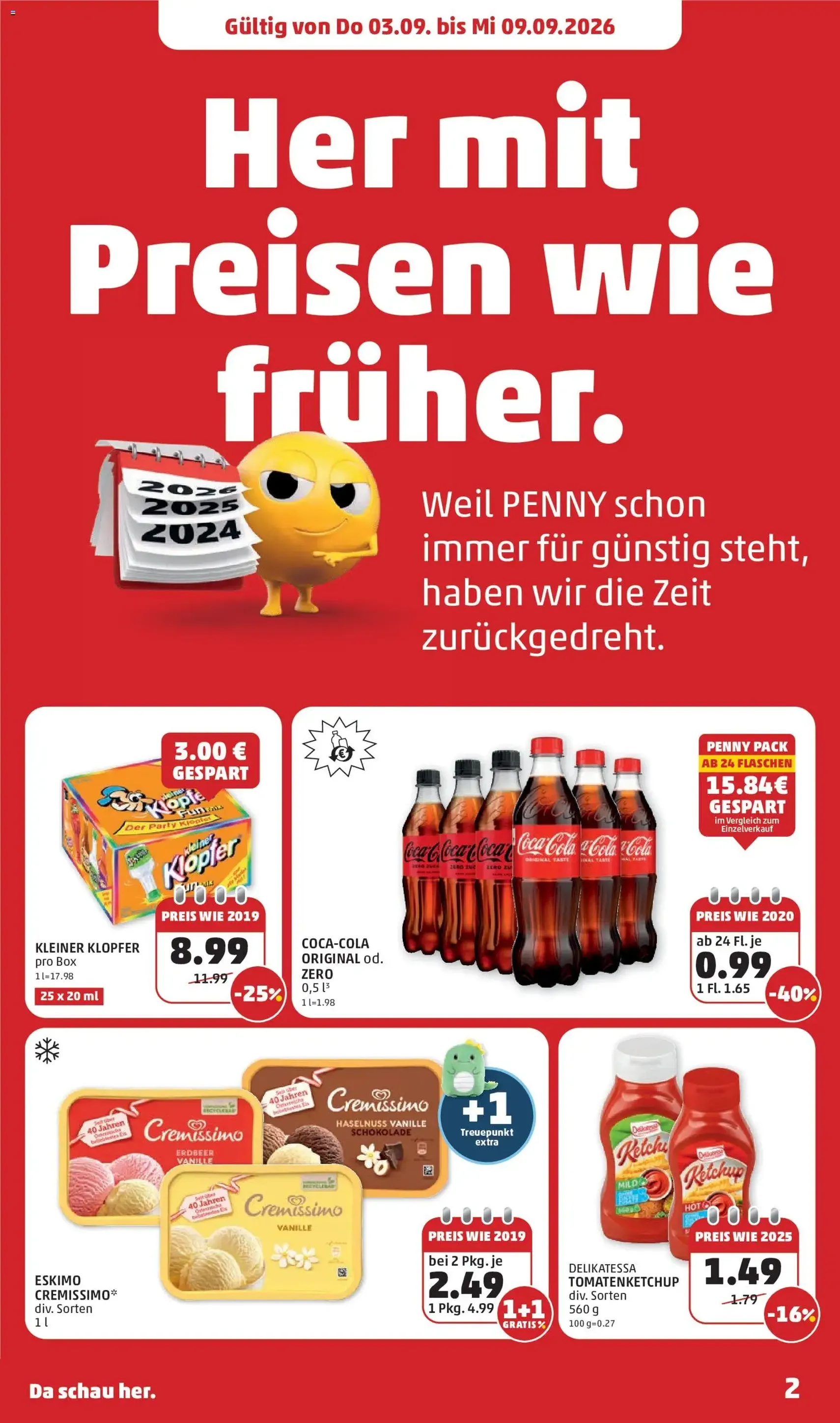 Penny Markt Flugblatt - Gültiger Prospekt ab 03.09.2026, Seite 2 von insgesamt 32