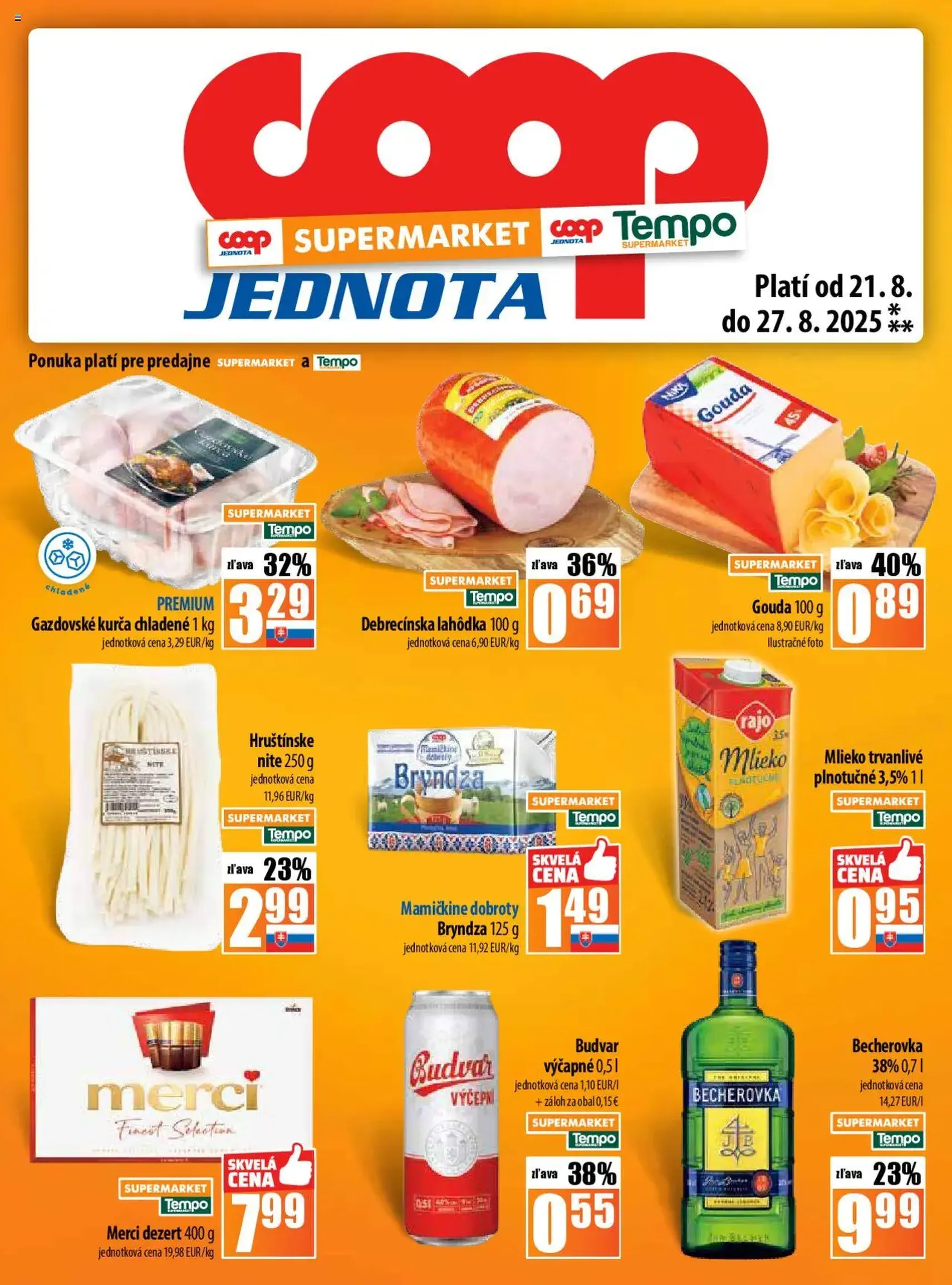 COOP Jednota leták - platný leták od 21.08.2025 strana 13 z 28