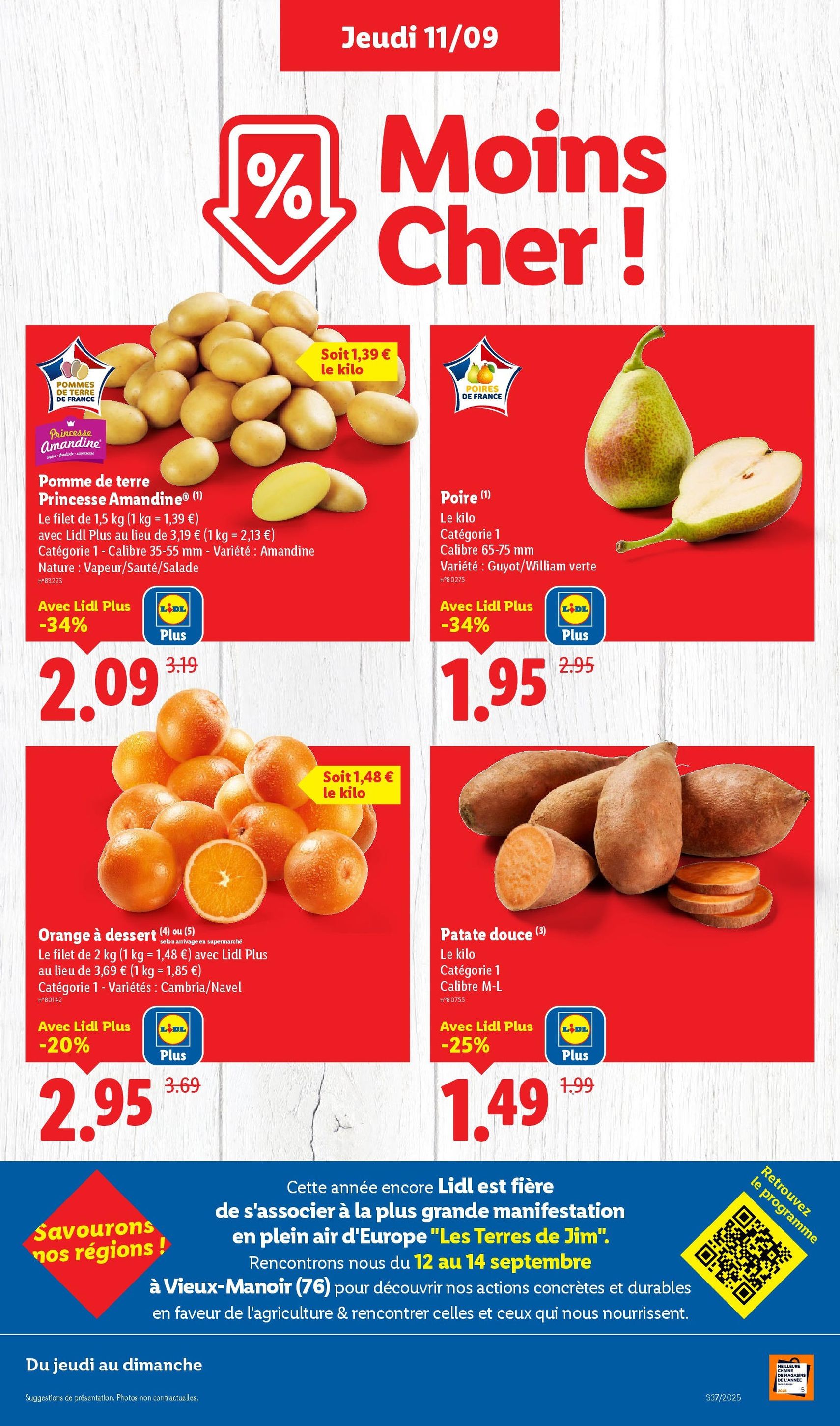 LIDL catalogue semaine 37 - brochure valable à partir du 11/09/2025, page 3 sur 76 LIDL catalogue semaine 37 - brochure valable à partir du 11/09/2025, page 3 sur 76