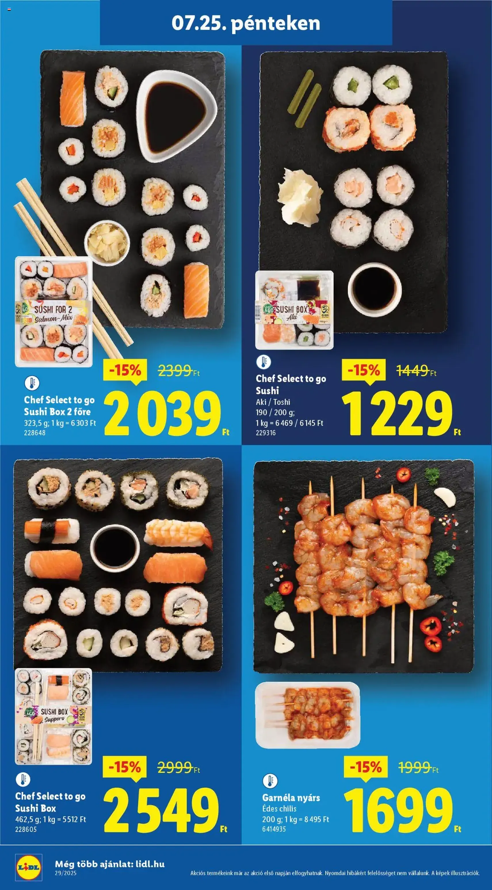 Lidl Akciós újság - 2025.07.24. érvényes szórólap 30 oldal 62 oldalból Lidl Akciós újság - 2025.07.24. érvényes szórólap 30 oldal 62 oldalból