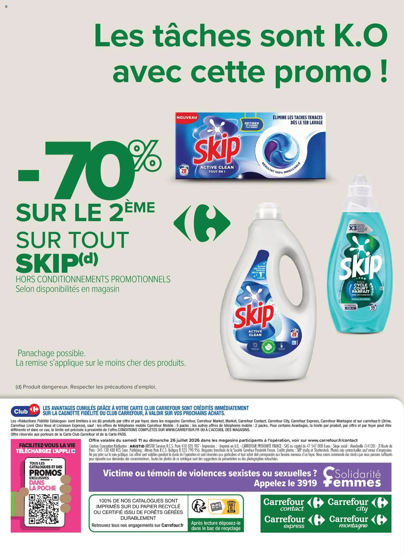 Carrefour contact catalogue - brochure valable à partir du 11/07/2026, page 23 sur 23