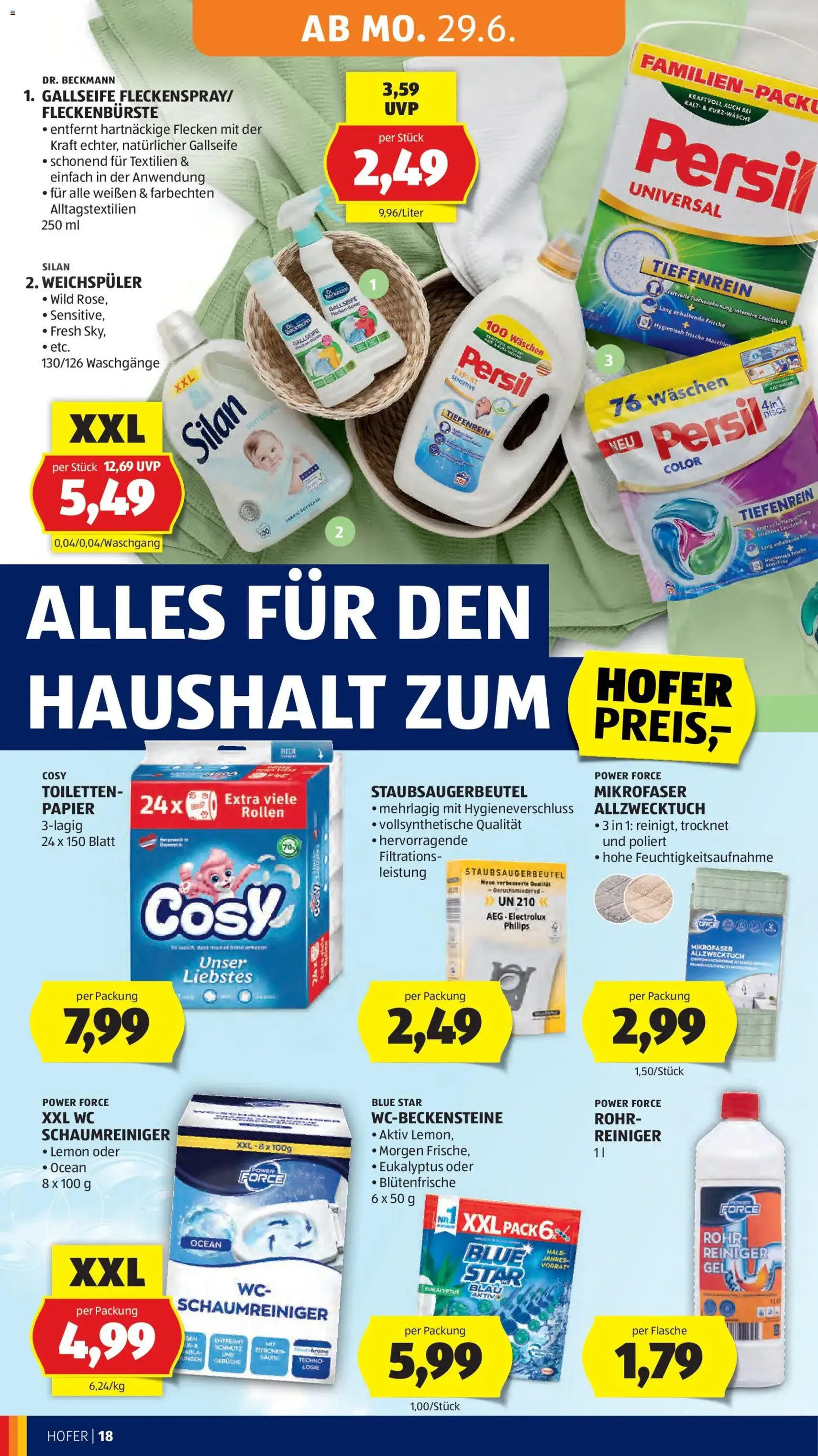 Hofer Flugblatt - Gültiger Prospekt ab 26.06.2026, Seite 23 von insgesamt 41