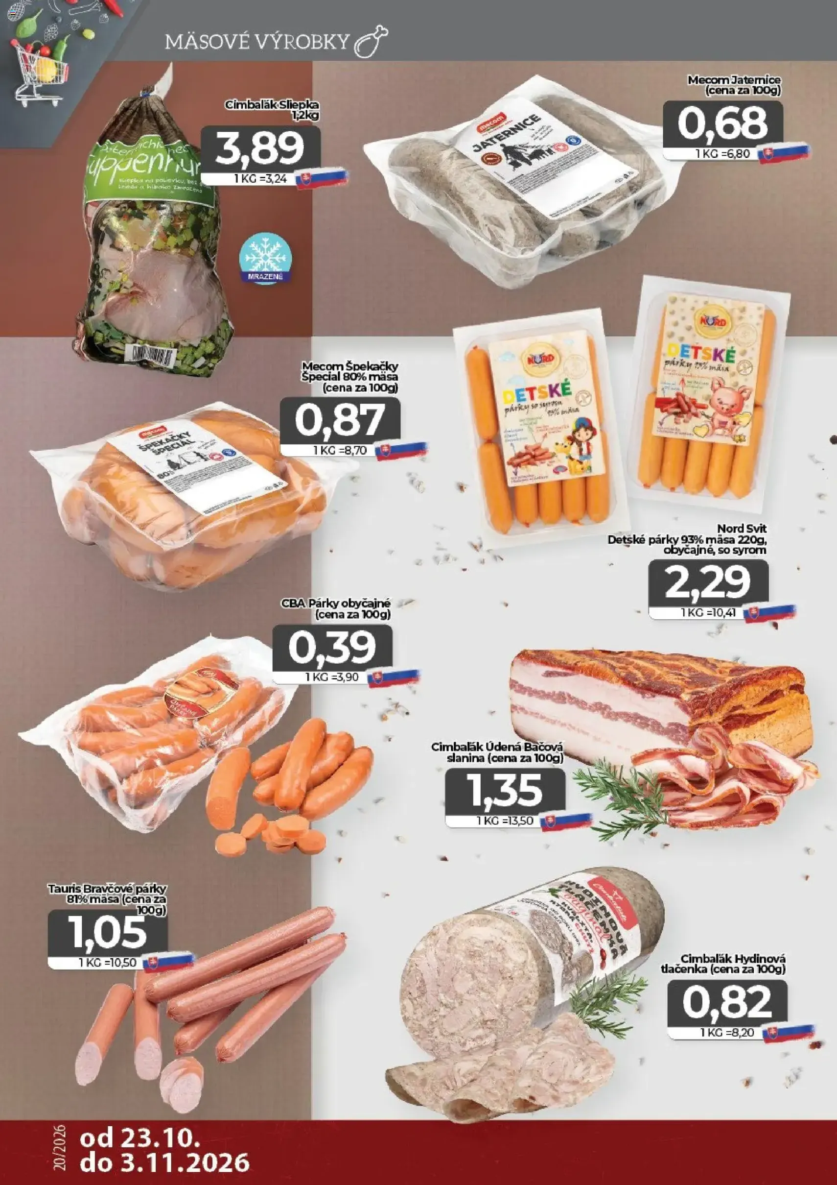 CBA Komfos leták - platný leták od 23.10.2026 strana 2 z 16