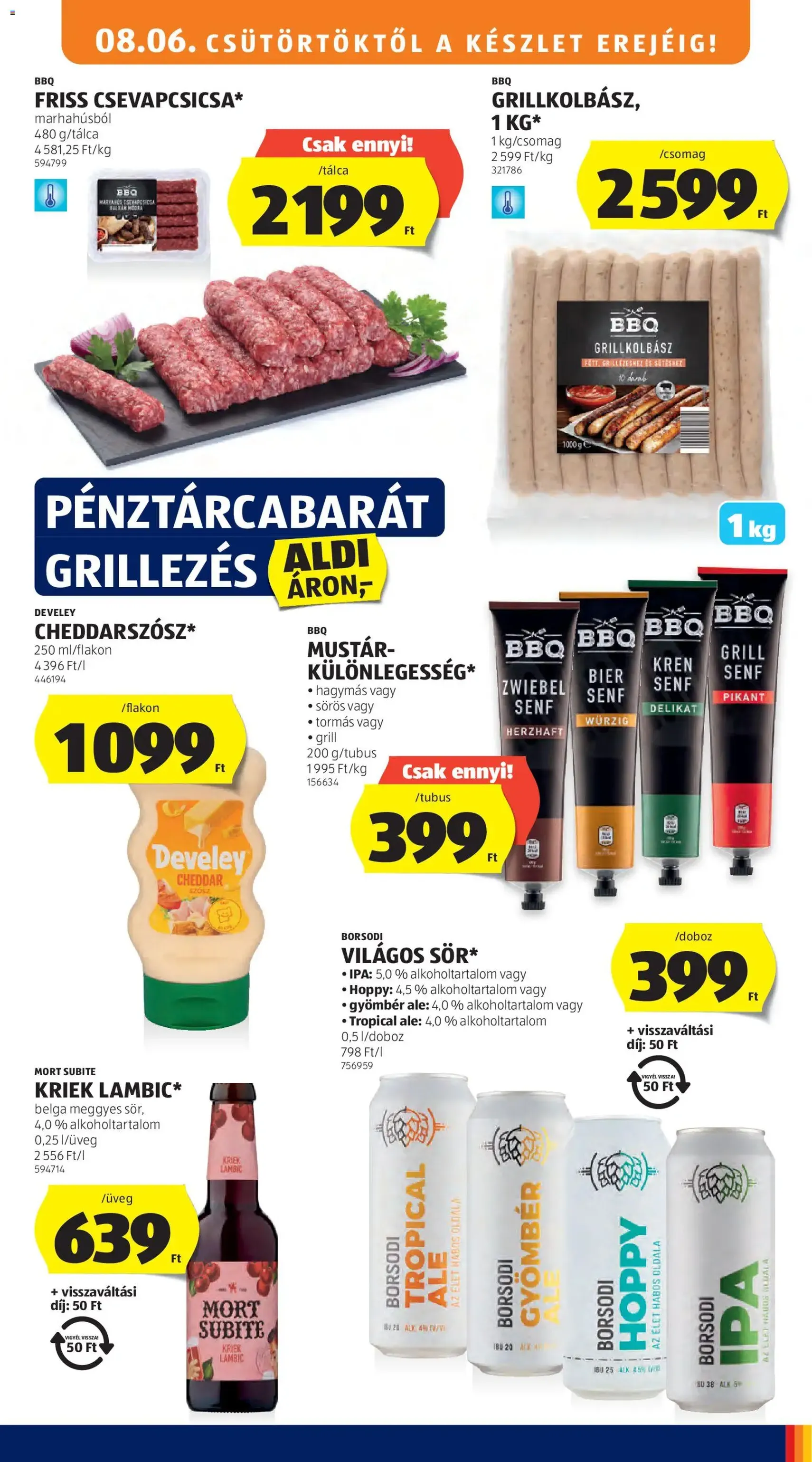 Aldi akciós újság - 2026.08.06. érvényes szórólap 13 oldal 50 oldalból