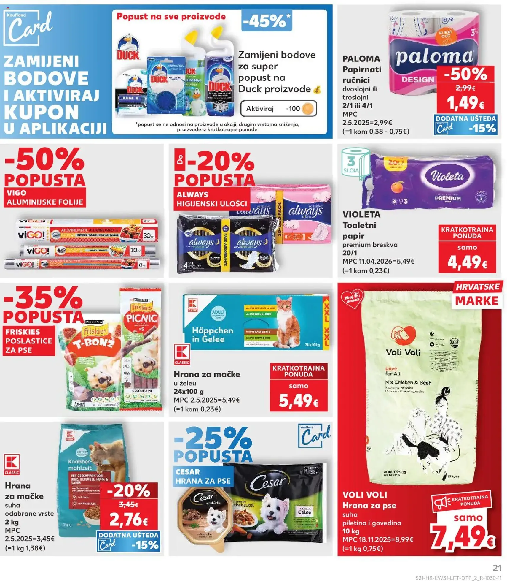 Kaufland HR akciós újság - 2026.07.29. érvényes szórólap 21 oldal 32 oldalból