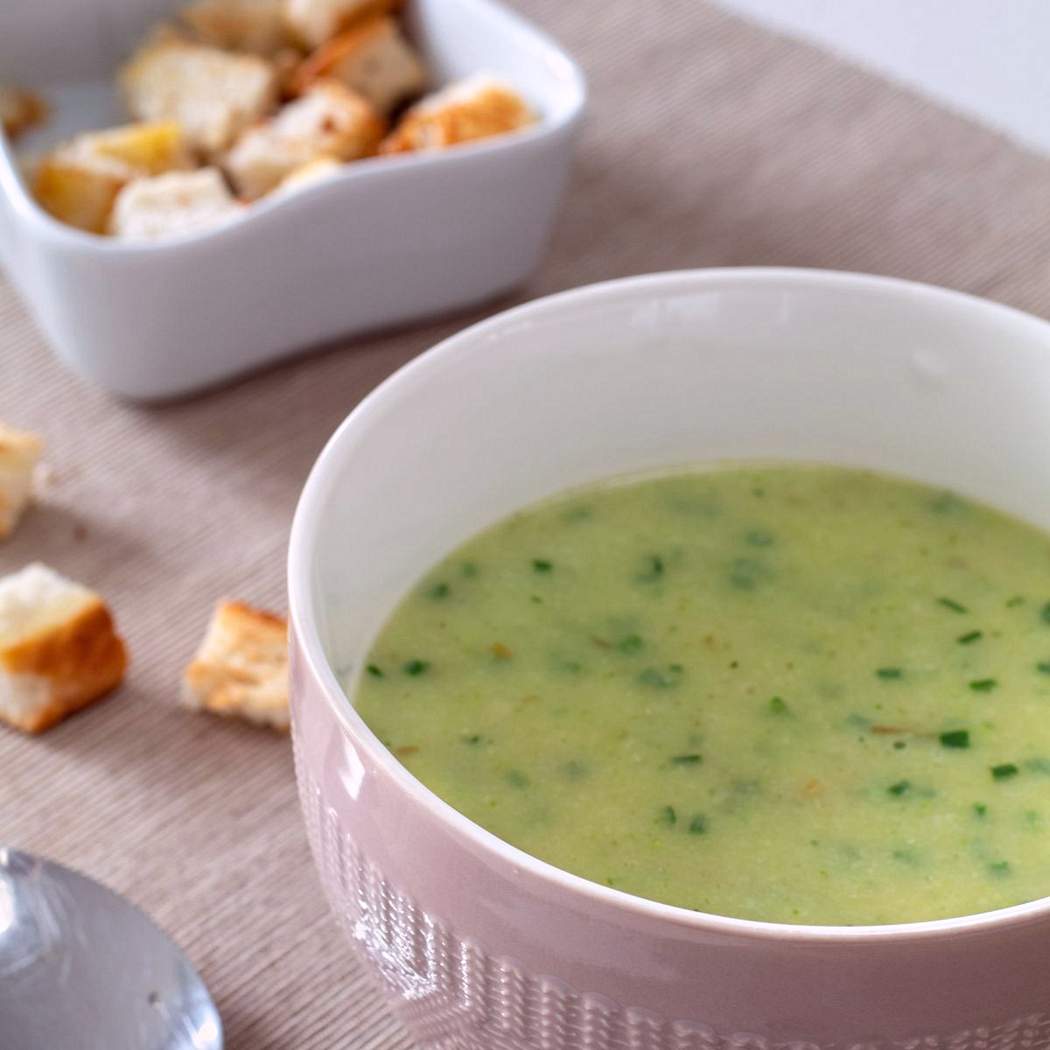 Zuppa di broccoli e cavolfiori