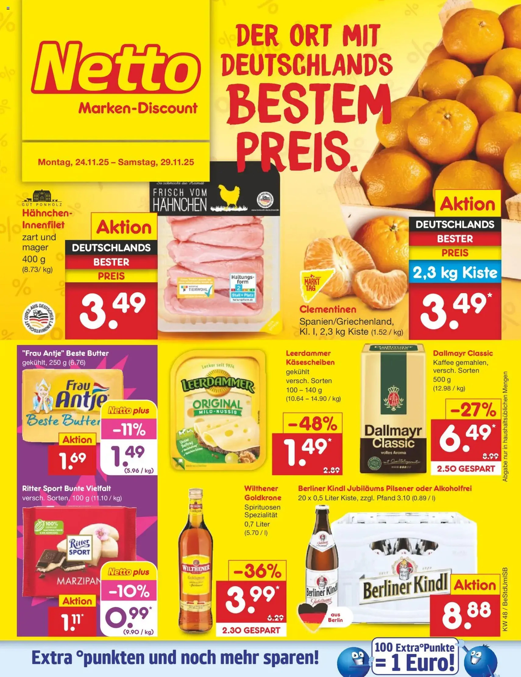 Netto Marken-Discount - Black Friday - Gültiger Prospekt ab 24.11.2025, Seite 1 von insgesamt 60