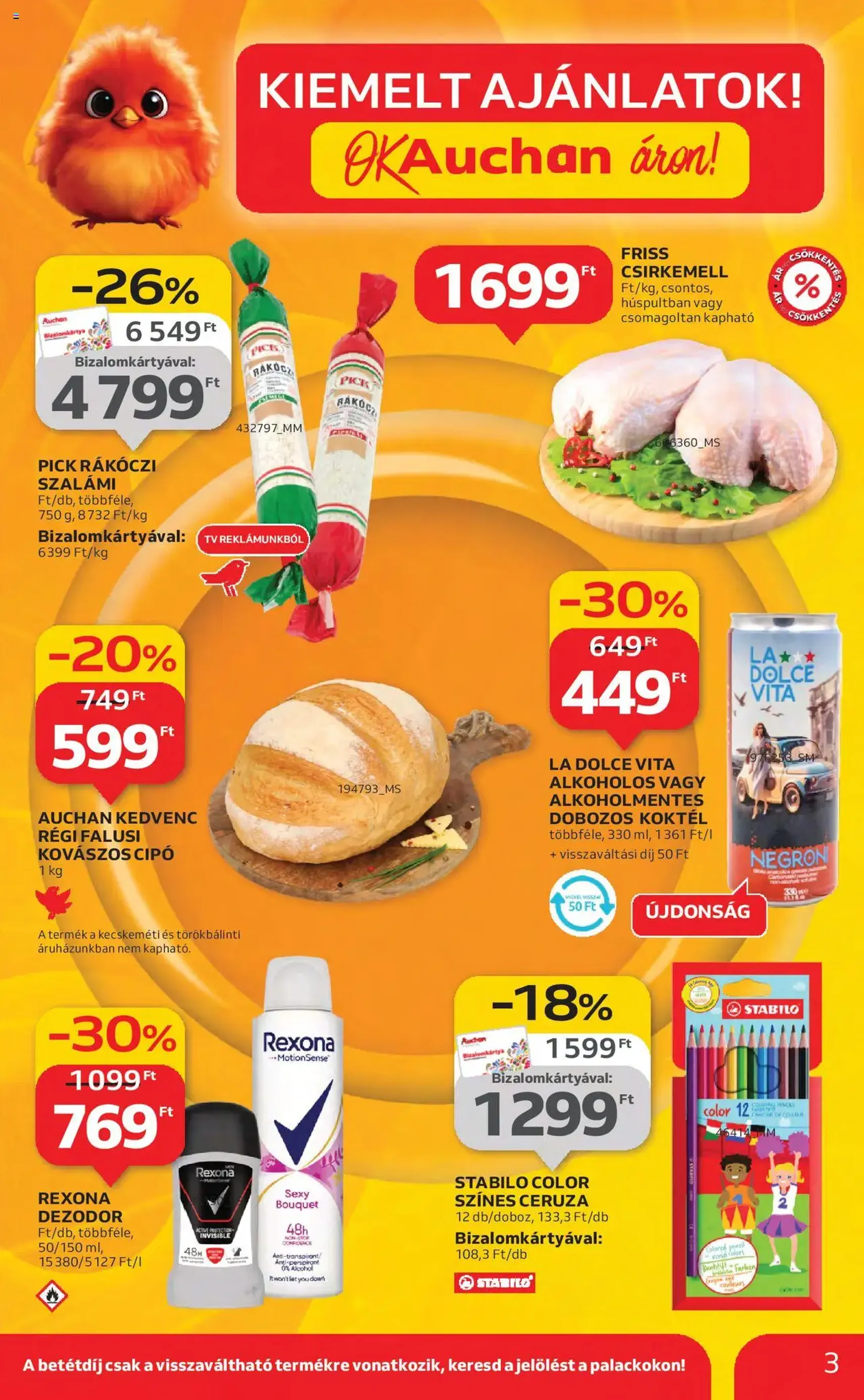 Auchan Akciós újság - 2025.08.21. érvényes szórólap 3 oldal 42 oldalból