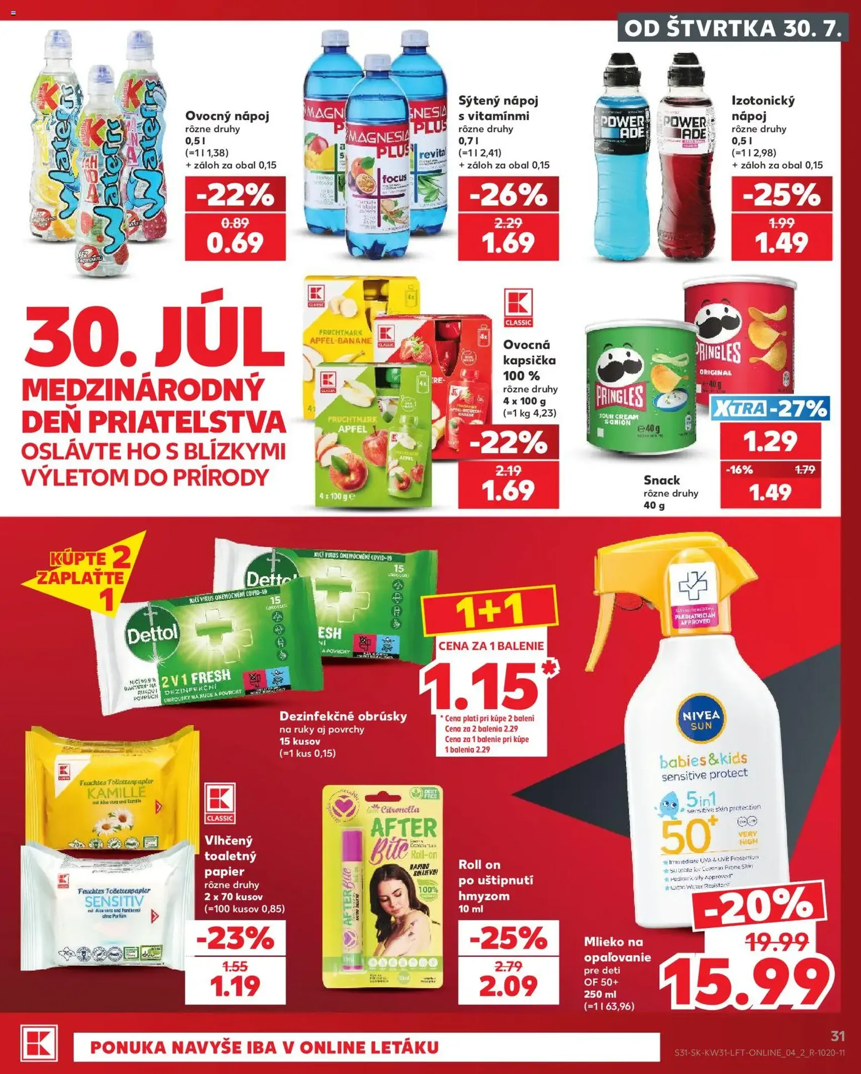 Kaufland leták - platný leták od 30.07.2026 strana 31 z 74