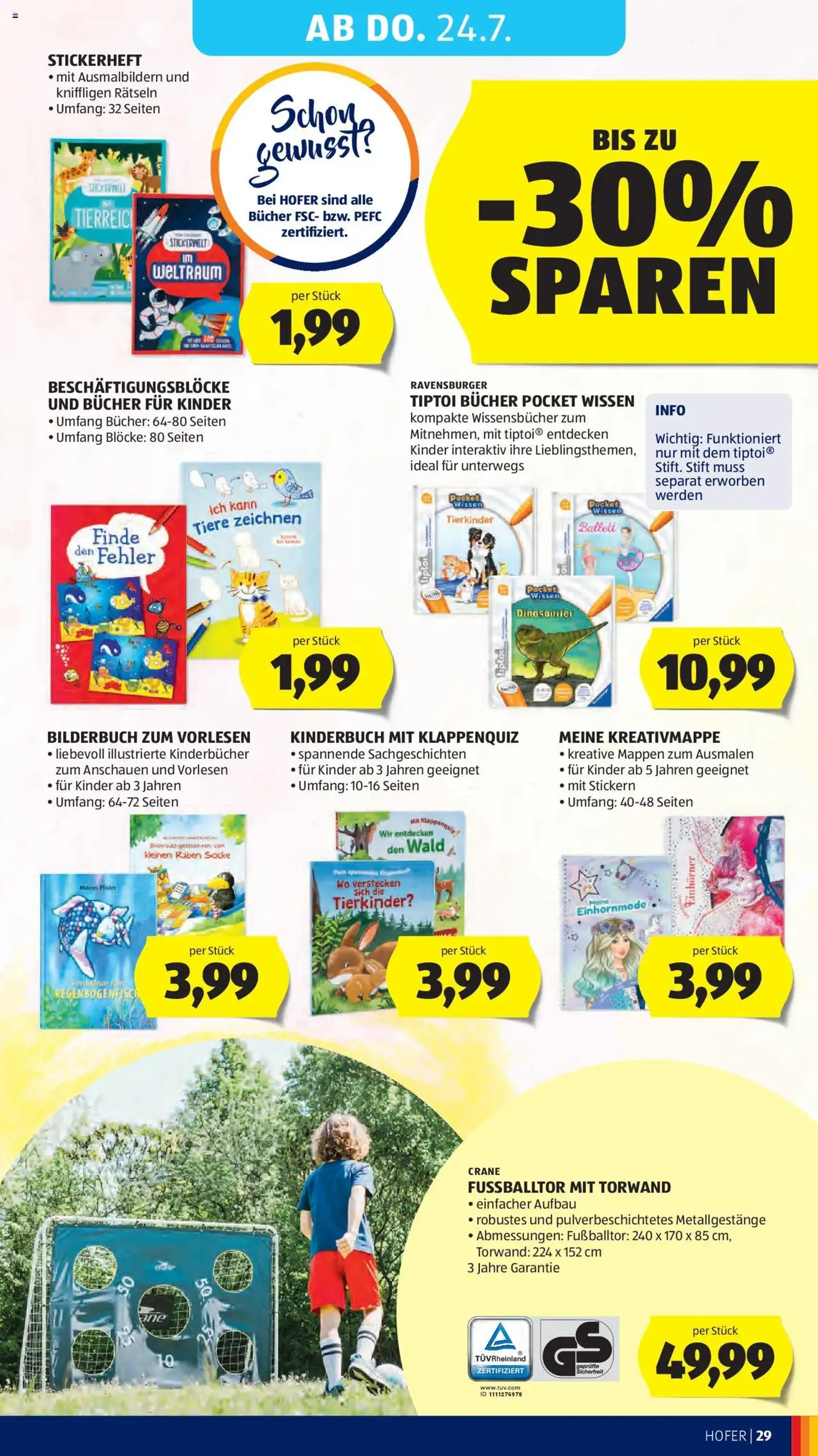 Hofer Flugblatt - Gültiger Prospekt ab 18.07.2025, Seite 33 von insgesamt 41 Hofer Flugblatt - Gültiger Prospekt ab 18.07.2025, Seite 33 von insgesamt 41