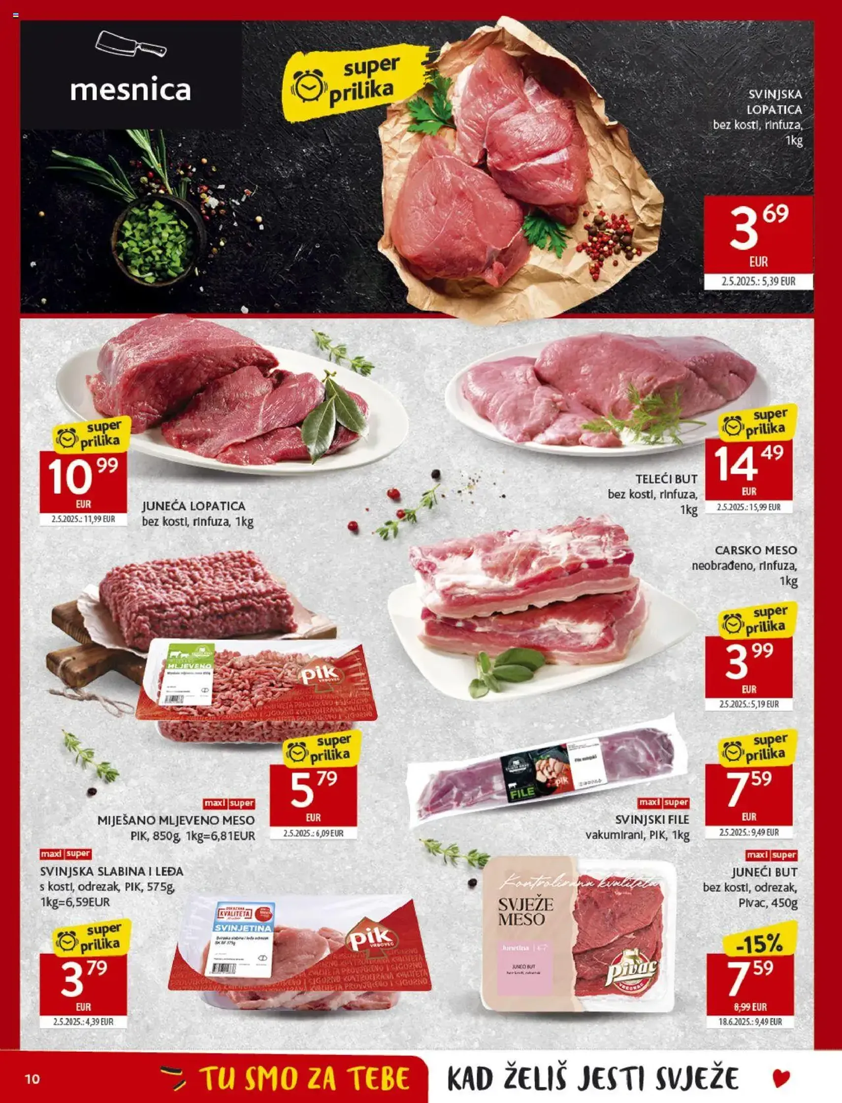 Konzum HR Akciós újság - 2025.07.23. érvényes szórólap 10 oldal 40 oldalból Konzum HR Akciós újság - 2025.07.23. érvényes szórólap 10 oldal 40 oldalból