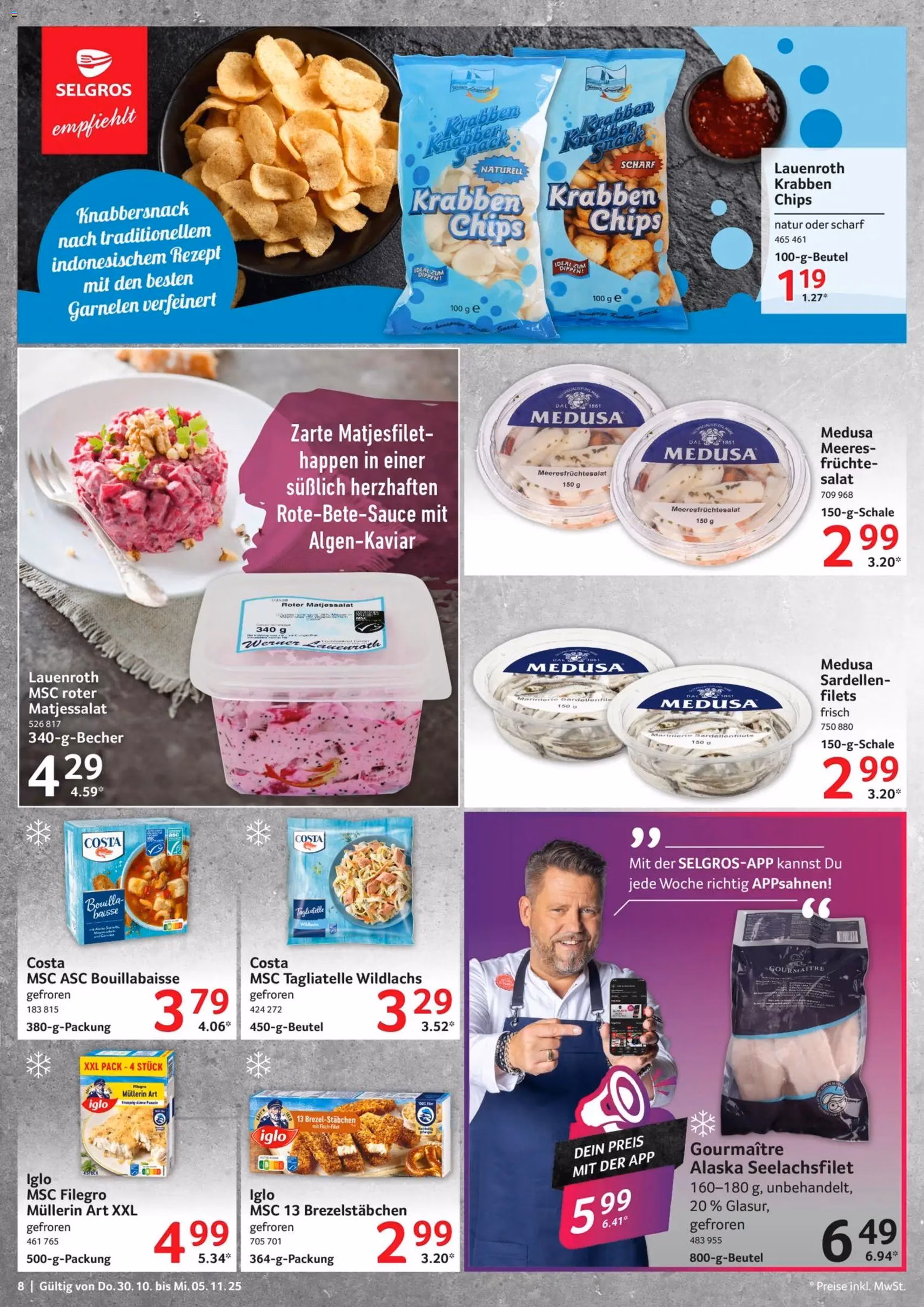 Selgros Prospekt - Gültiger Prospekt ab 30.10.2025, Seite 8 von insgesamt 32 Selgros Prospekt - Gültiger Prospekt ab 30.10.2025, Seite 8 von insgesamt 32