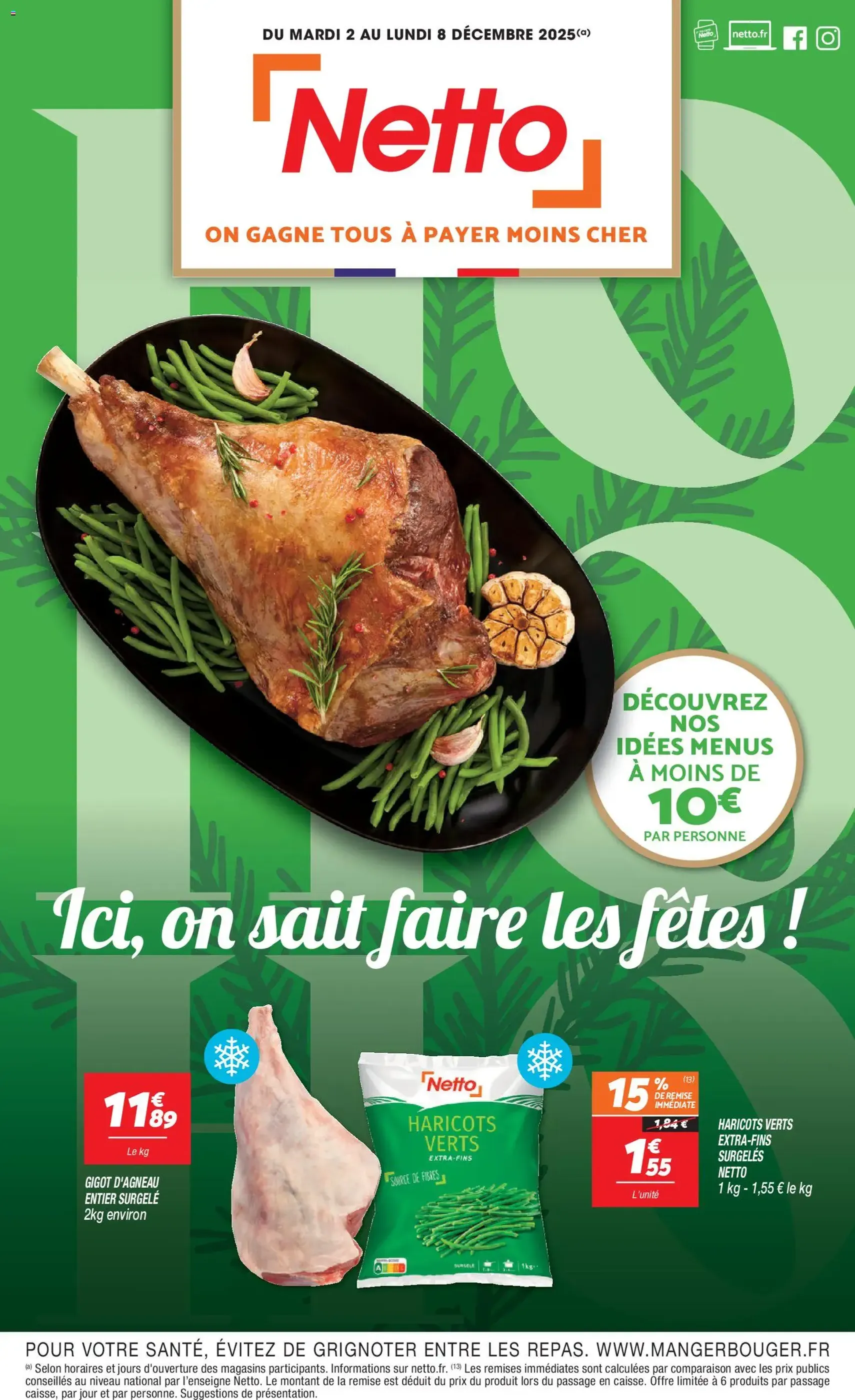 Netto - Festif ho ho ho - brochure valable à partir du 02/12/2025, page 1 sur 20