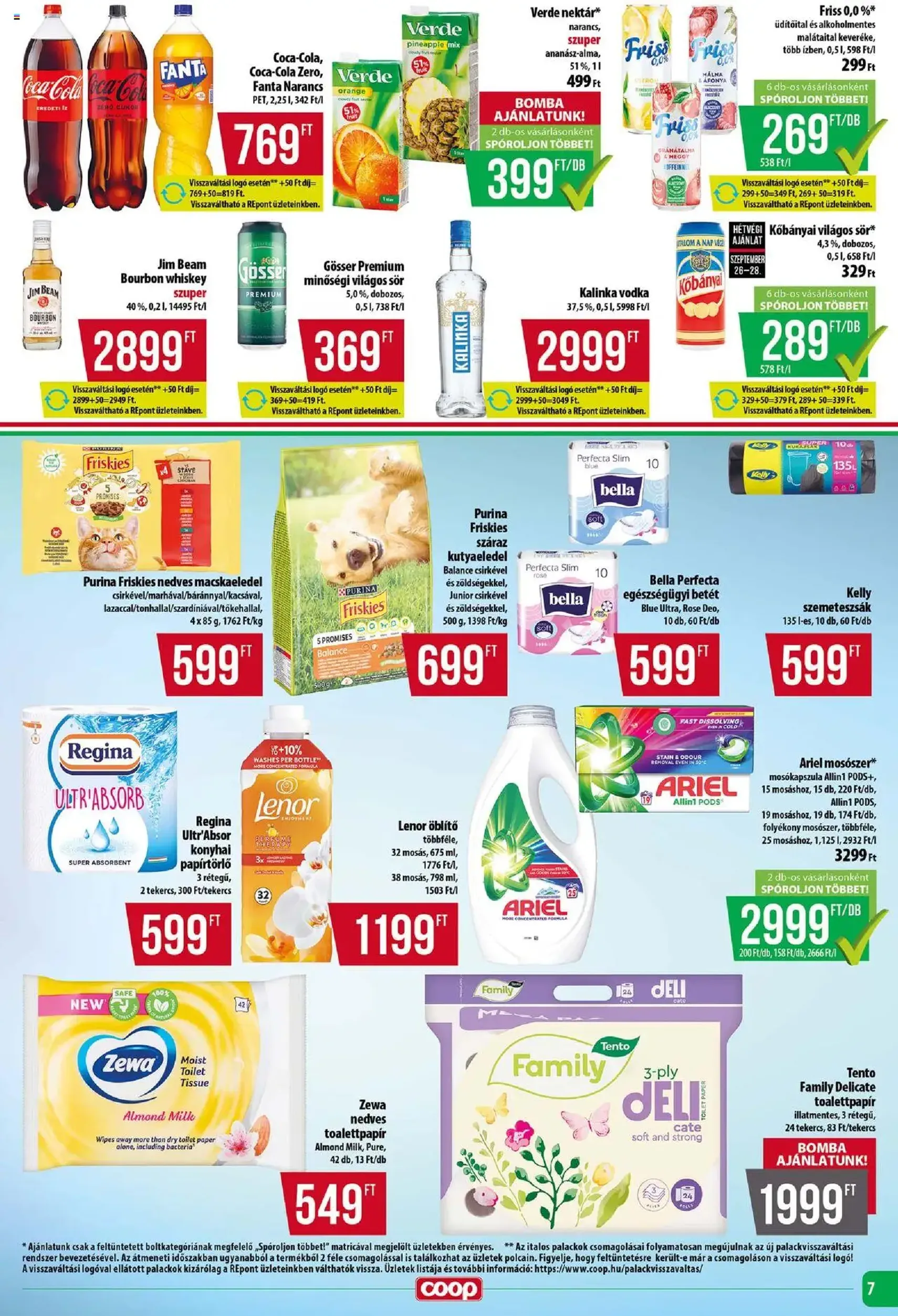 COOP Szolnok Akciós újság - 2025.09.25. érvényes szórólap 7 oldal 8 oldalból
