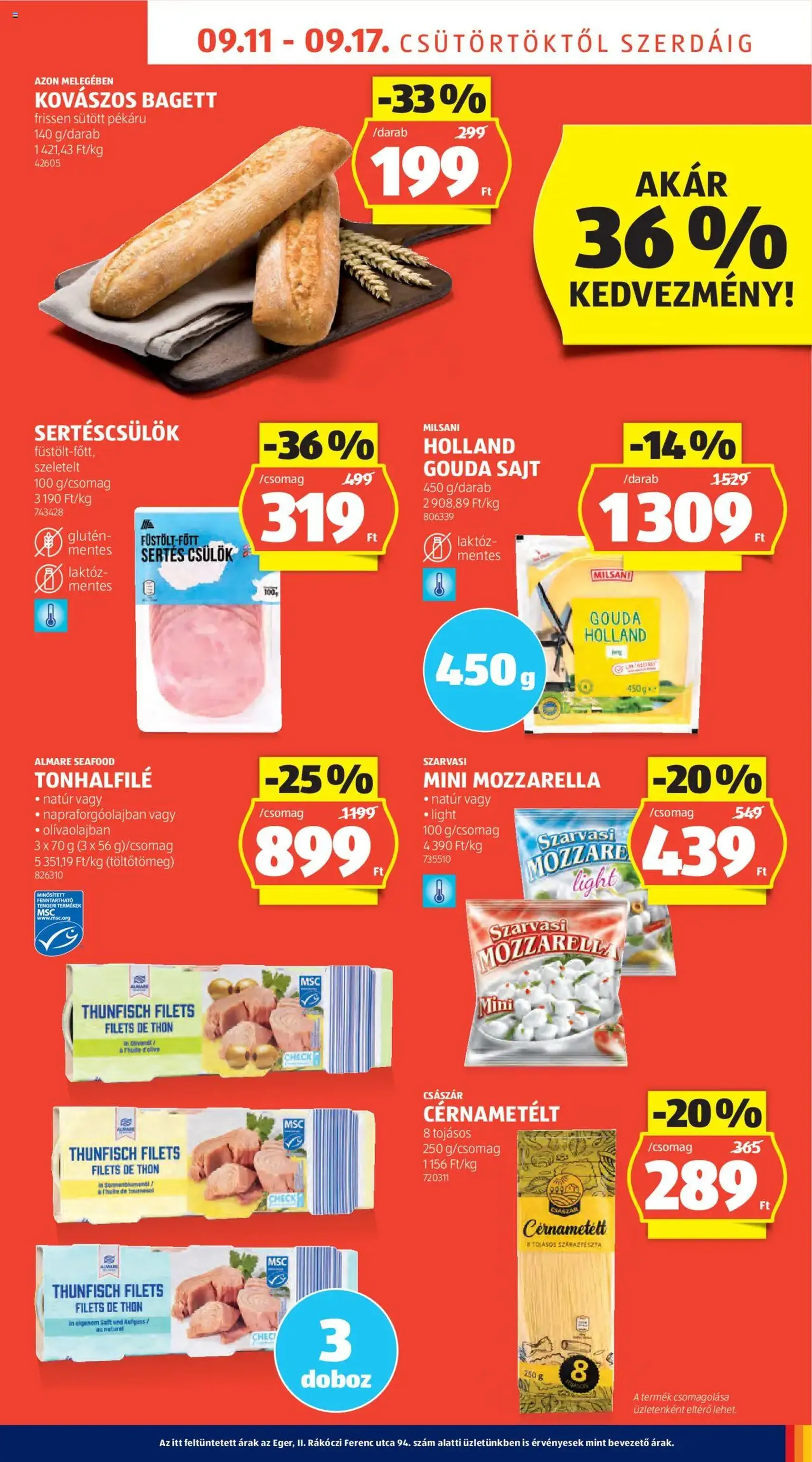 Aldi Akciós újság - 2025.09.11. érvényes szórólap 7 oldal 46 oldalból Aldi Akciós újság - 2025.09.11. érvényes szórólap 7 oldal 46 oldalból