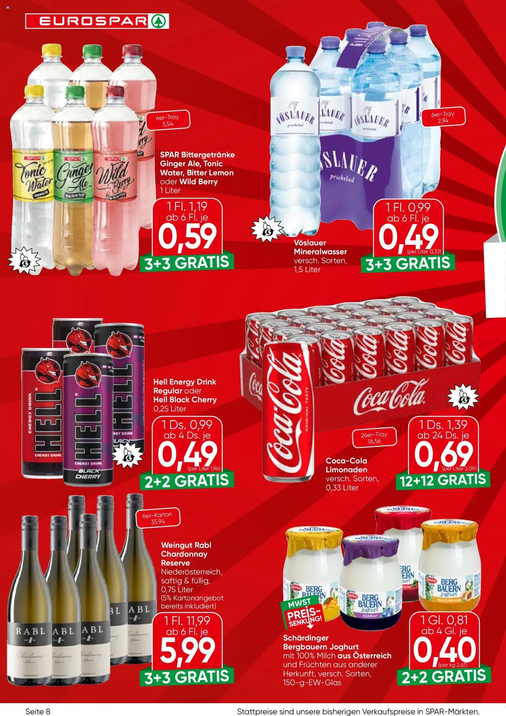 Eurospar Flugblatt - Gültiger Prospekt ab 10.09.2026, Seite 8 von insgesamt 16
