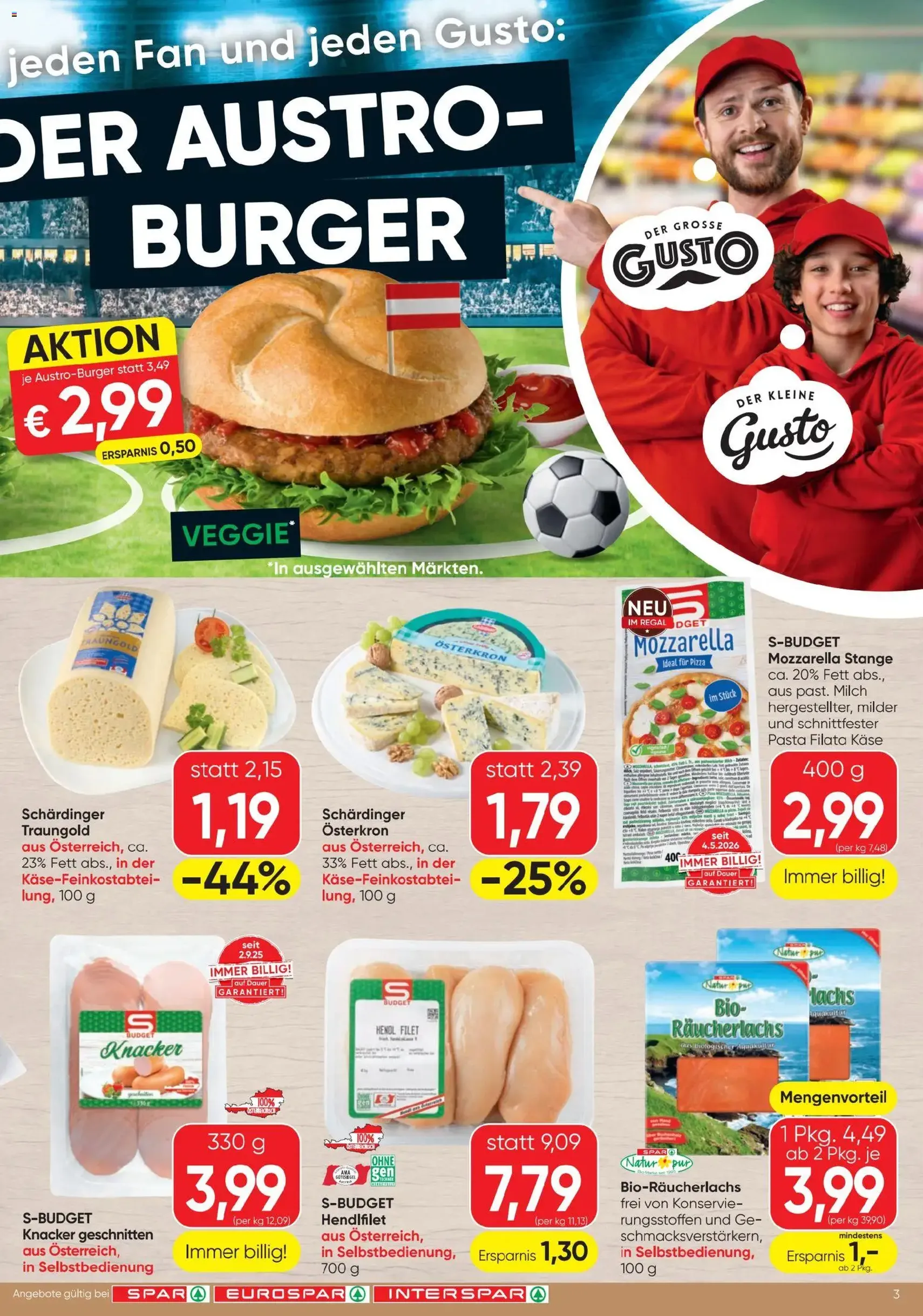 Spar - Flugblatt - Gültiger Prospekt ab 25.06.2026, Seite 3 von insgesamt 12