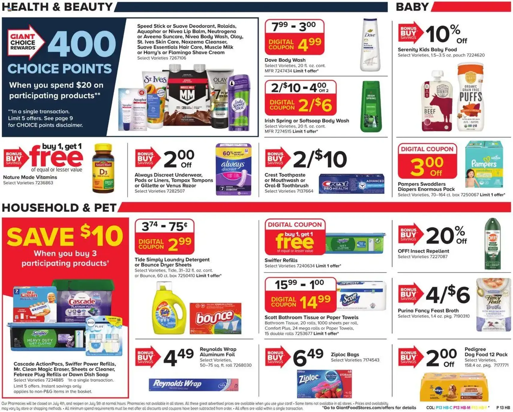 Giant Weekly Ad - valid flyer from 07/04/2025, page 14 of 19 Giant Weekly Ad - valid flyer from 07/04/2025, page 14 of 19